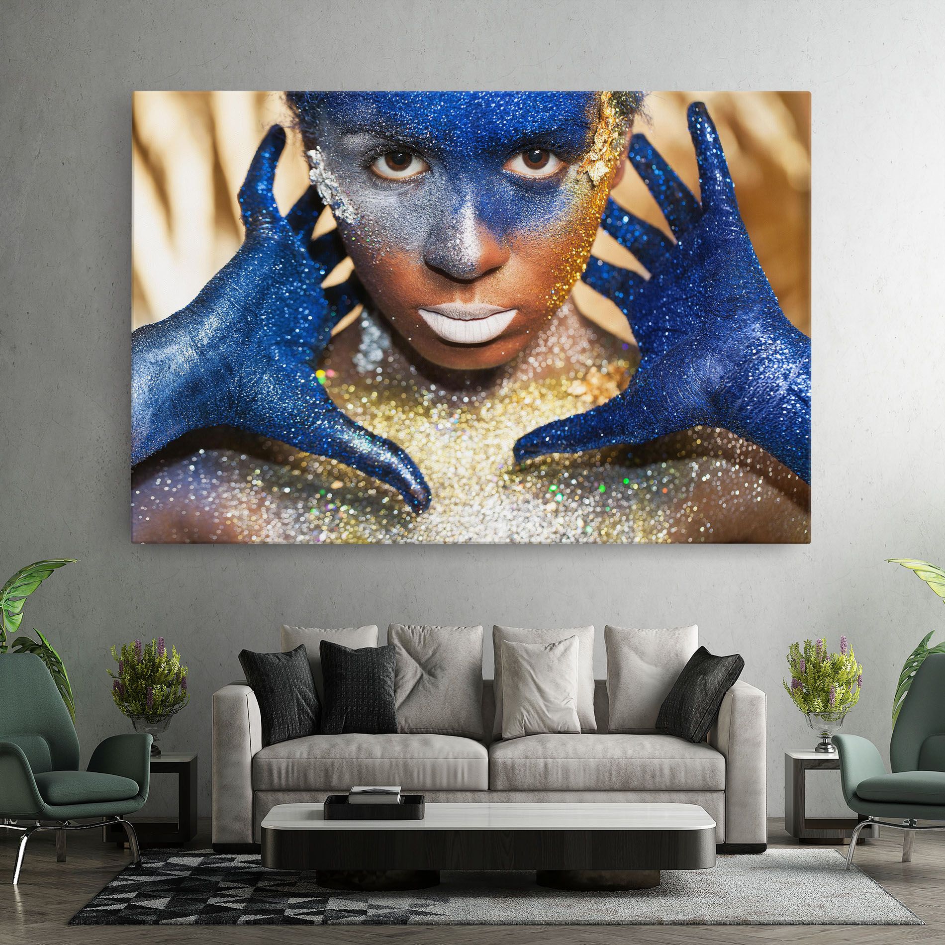 Glue Gold Glitter mockup 7