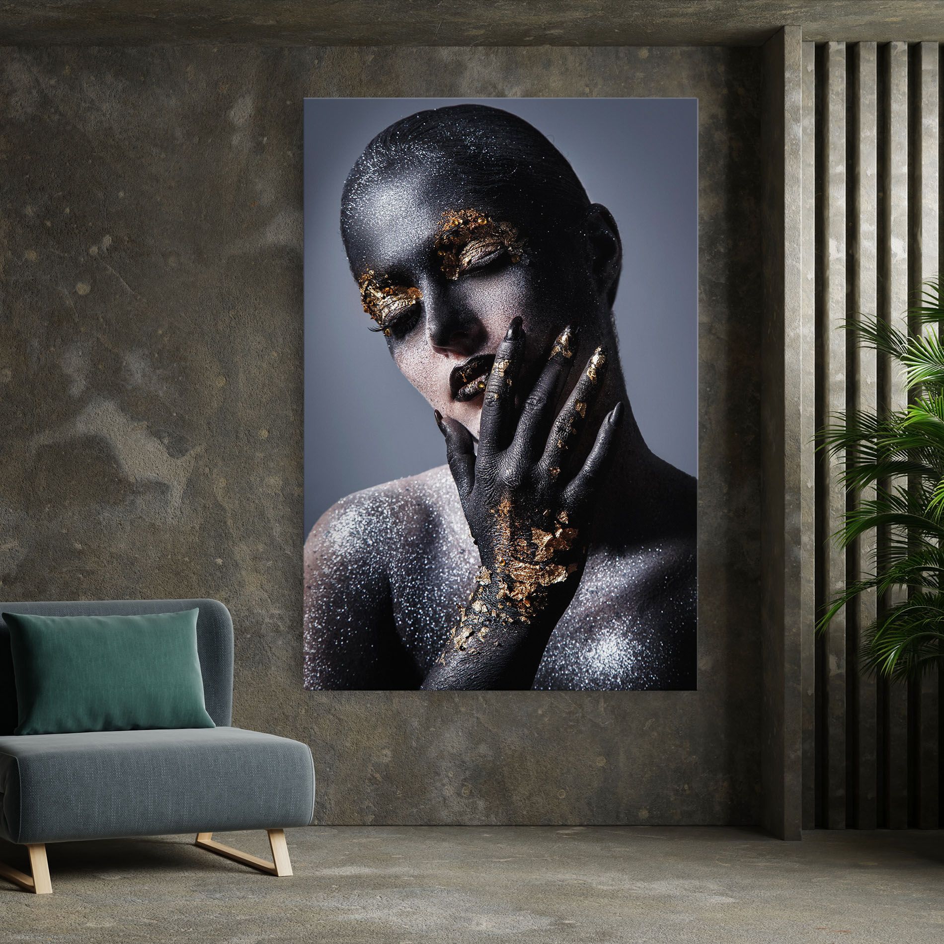 Artistic Black Makeup mockup 7