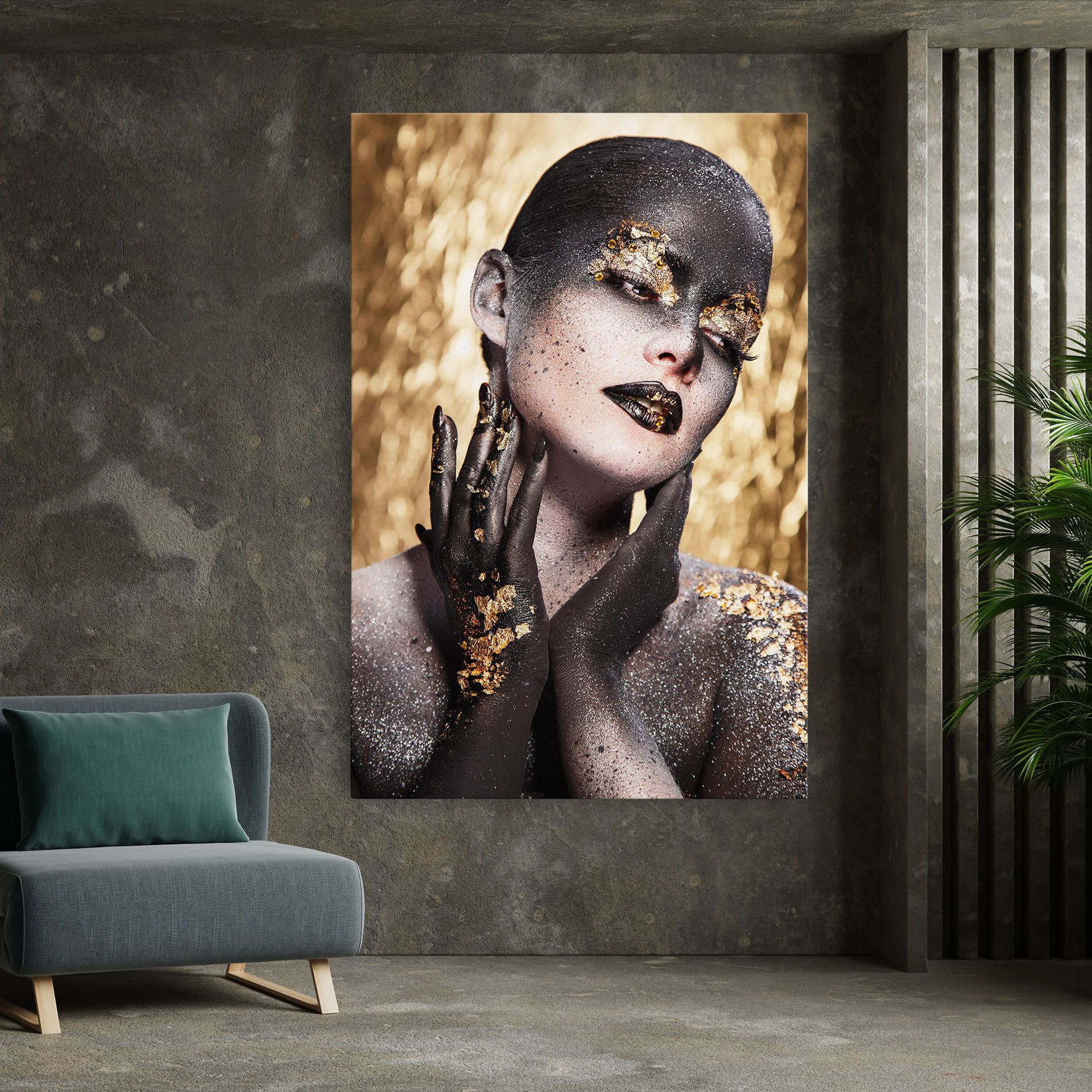 Artistic Glitter Makeup mockup 7