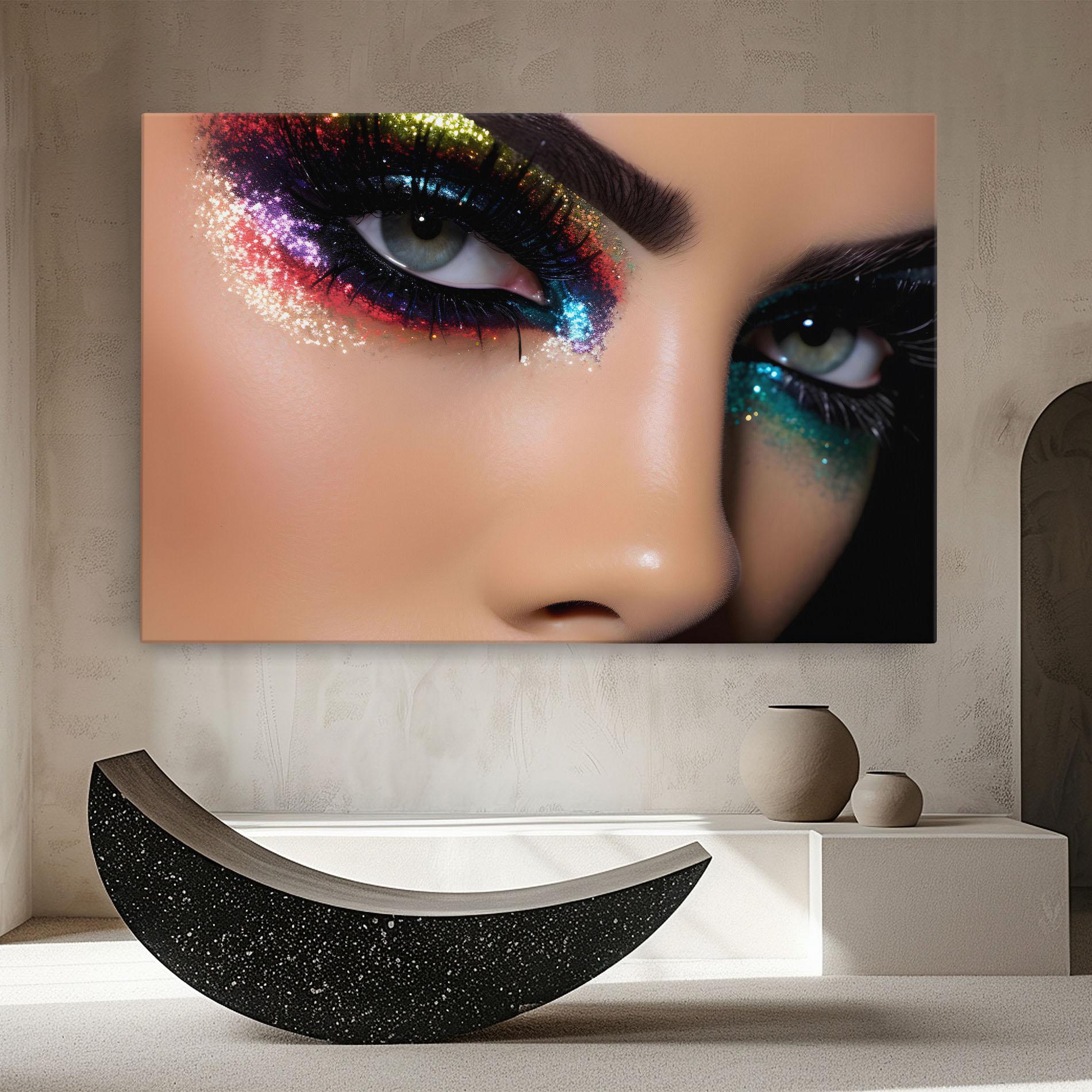 Tablou Canvas Feminine Makeup Model mockup 8