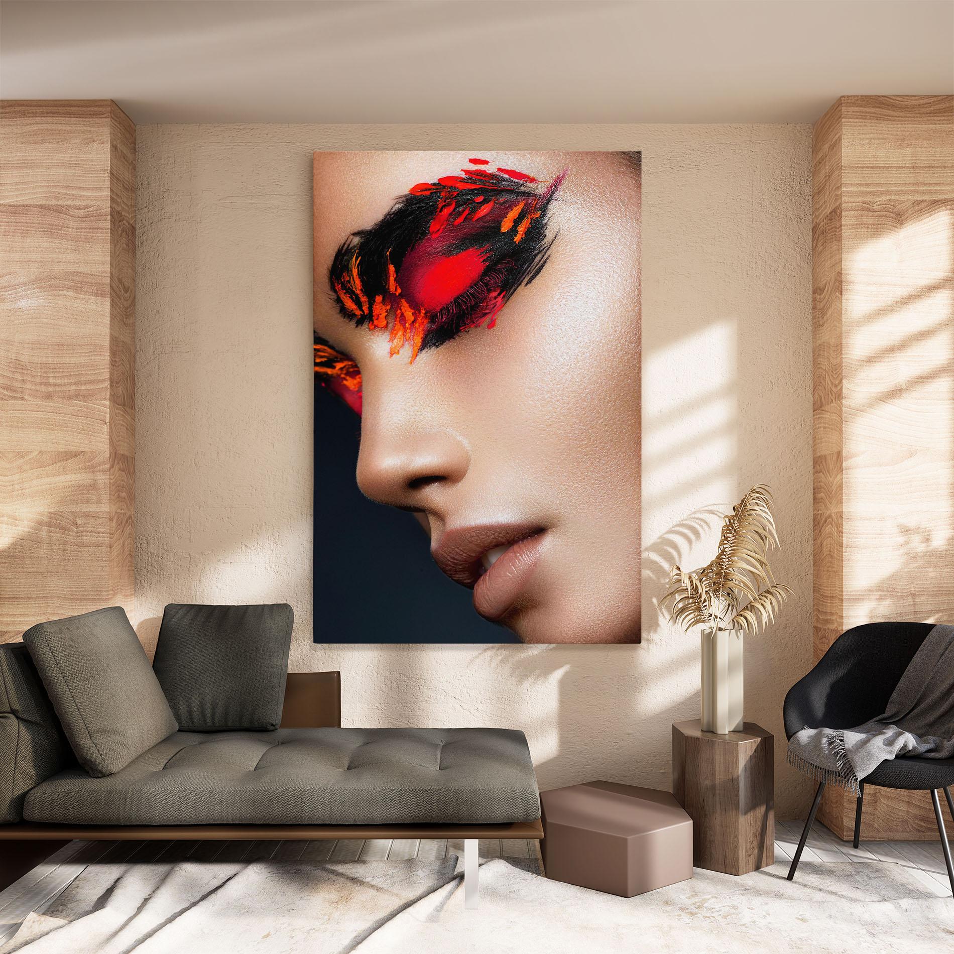 Tablou Canvas Fire Make Up mockup 8