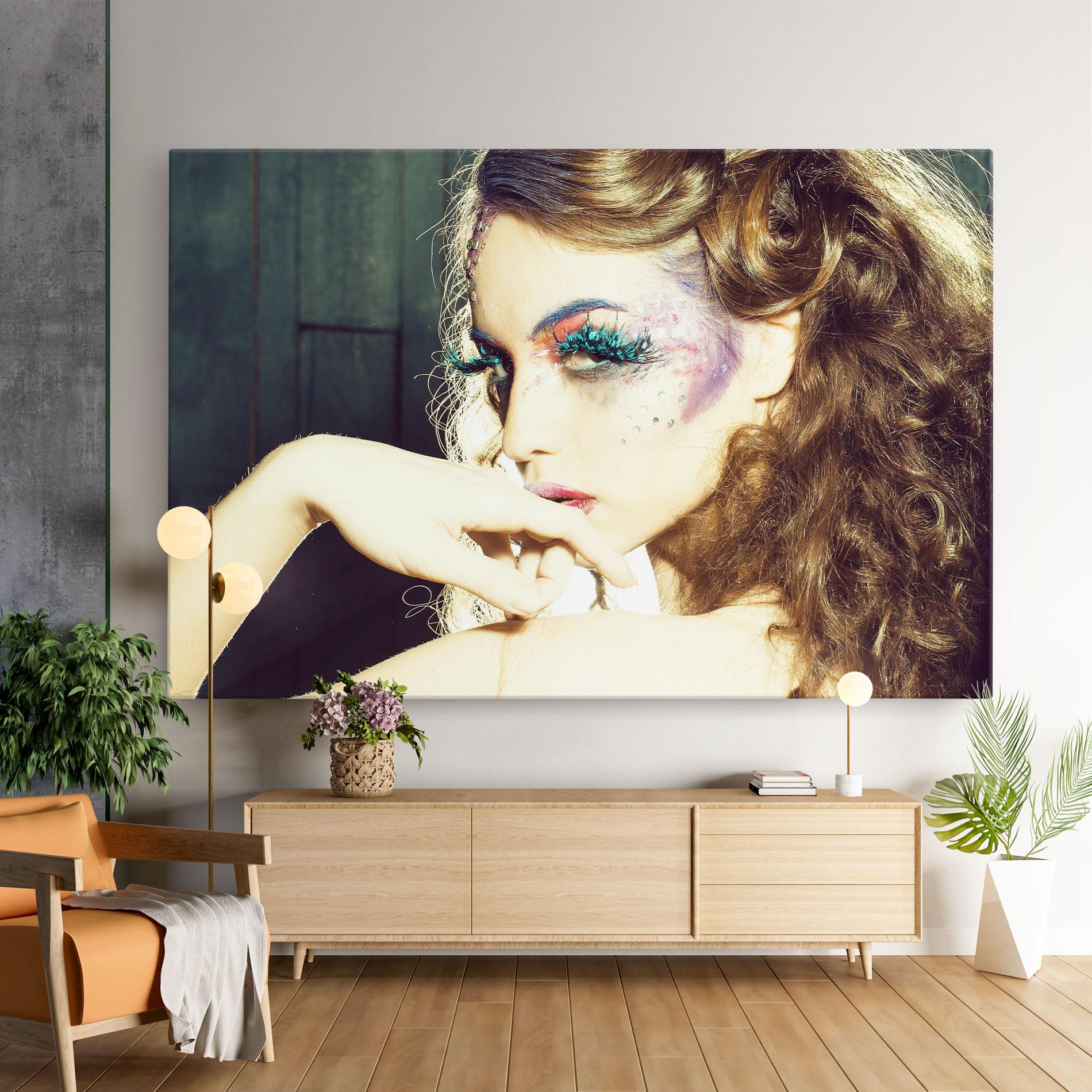 Tablou Canvas False Feather Eyelashes mockup 9