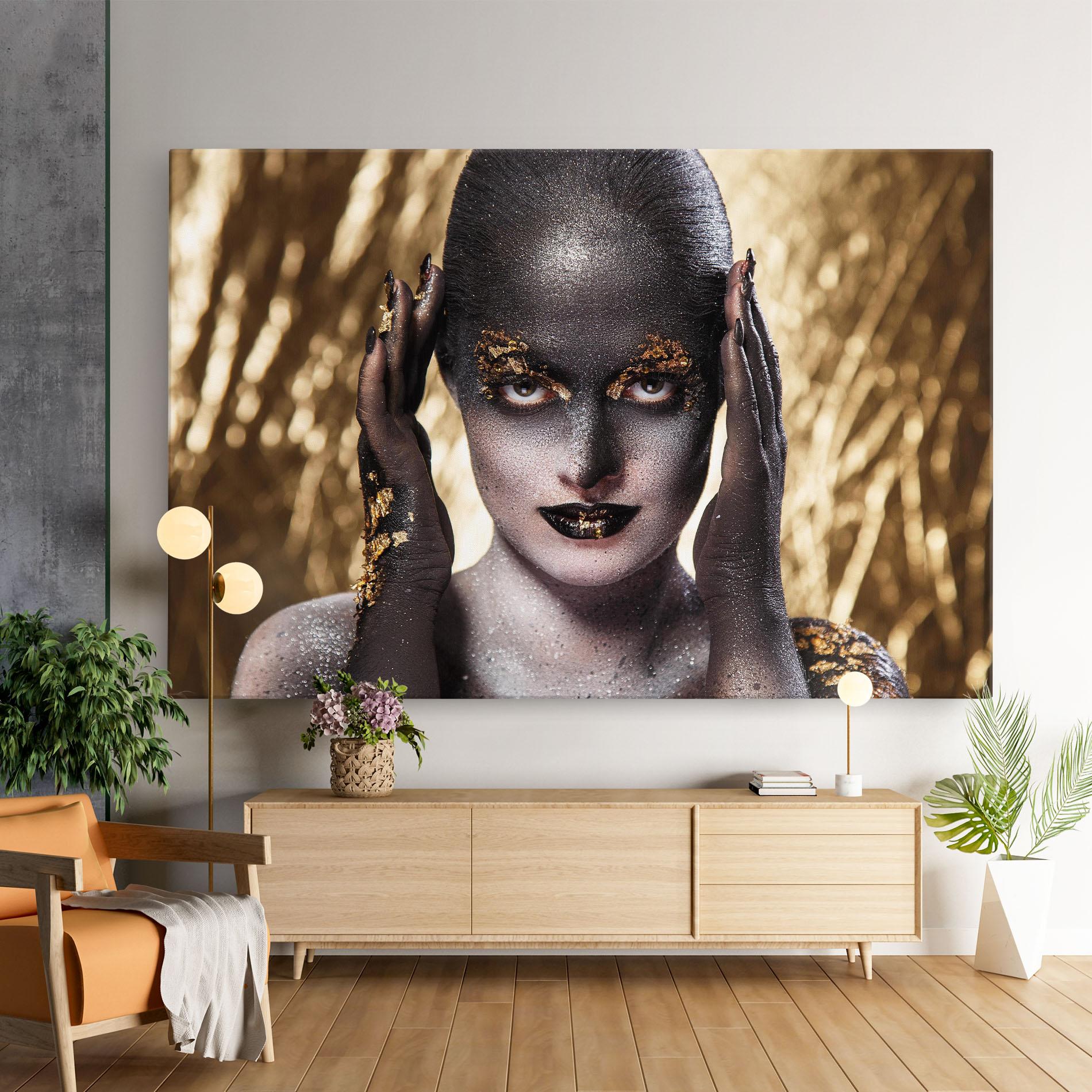 Tablou Canvas Glitter Artistic Makeup mockup 9