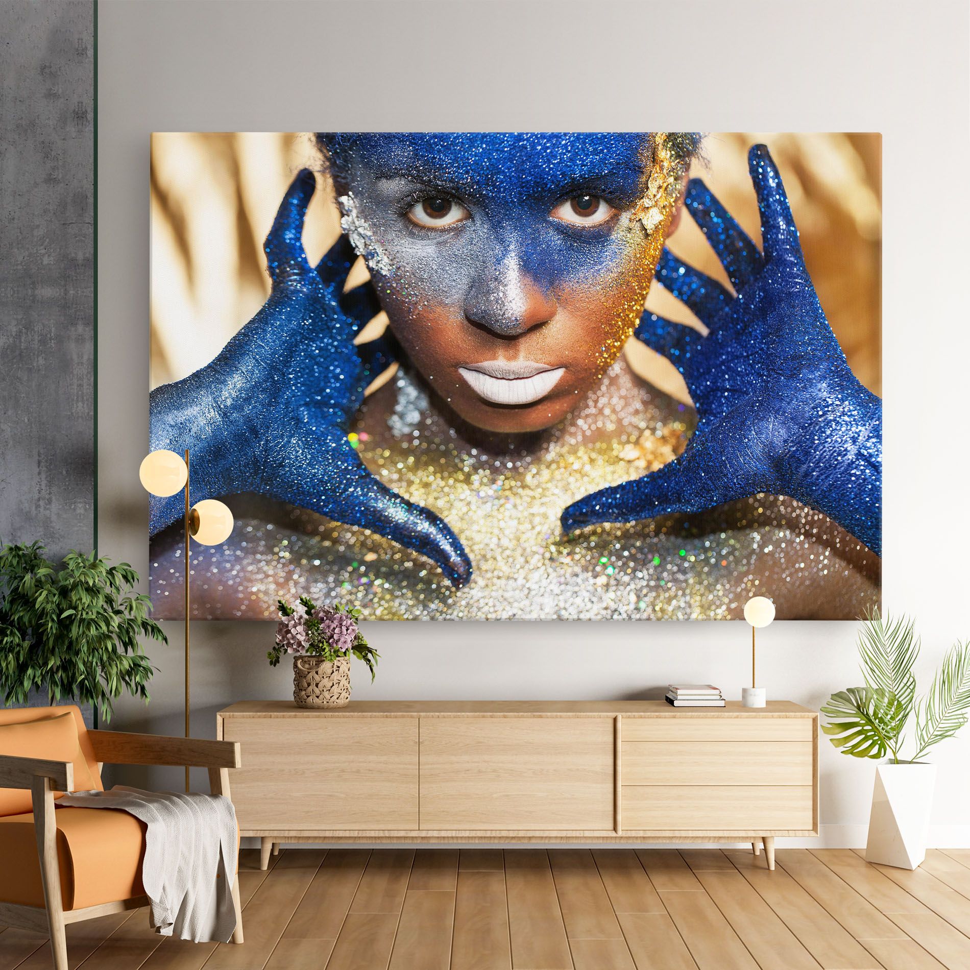 Glue Gold Glitter mockup 9