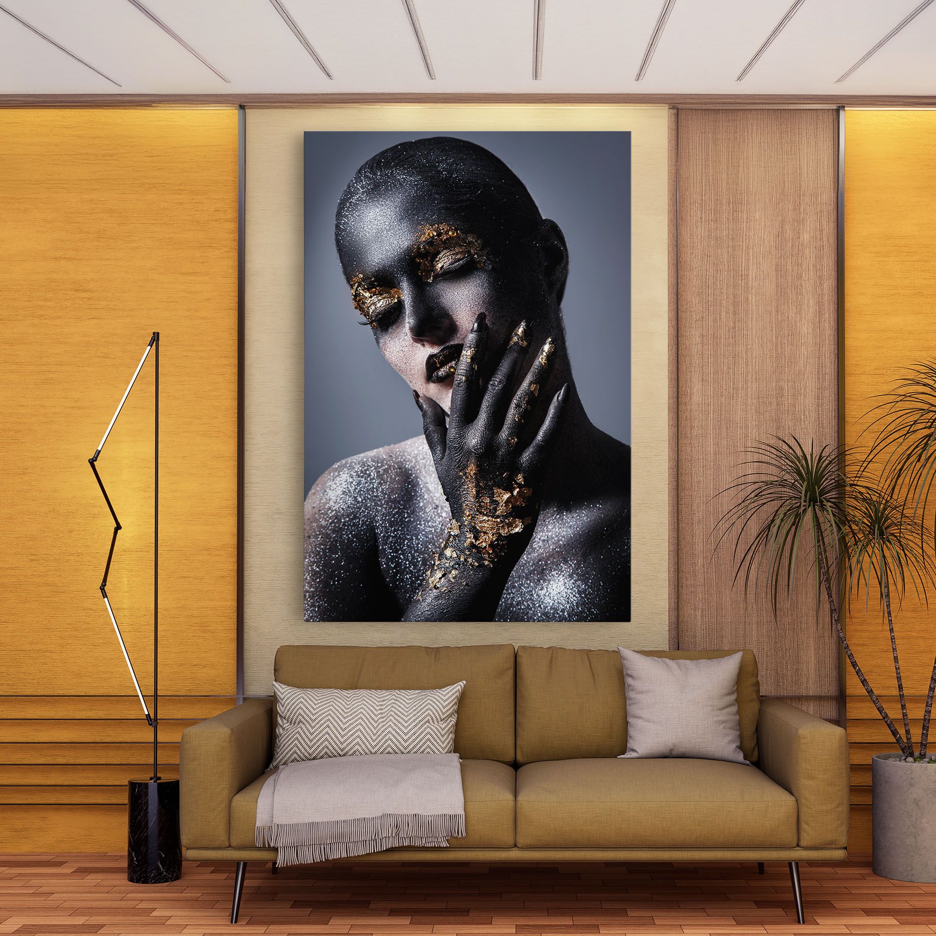 Artistic Black Makeup mockup 9