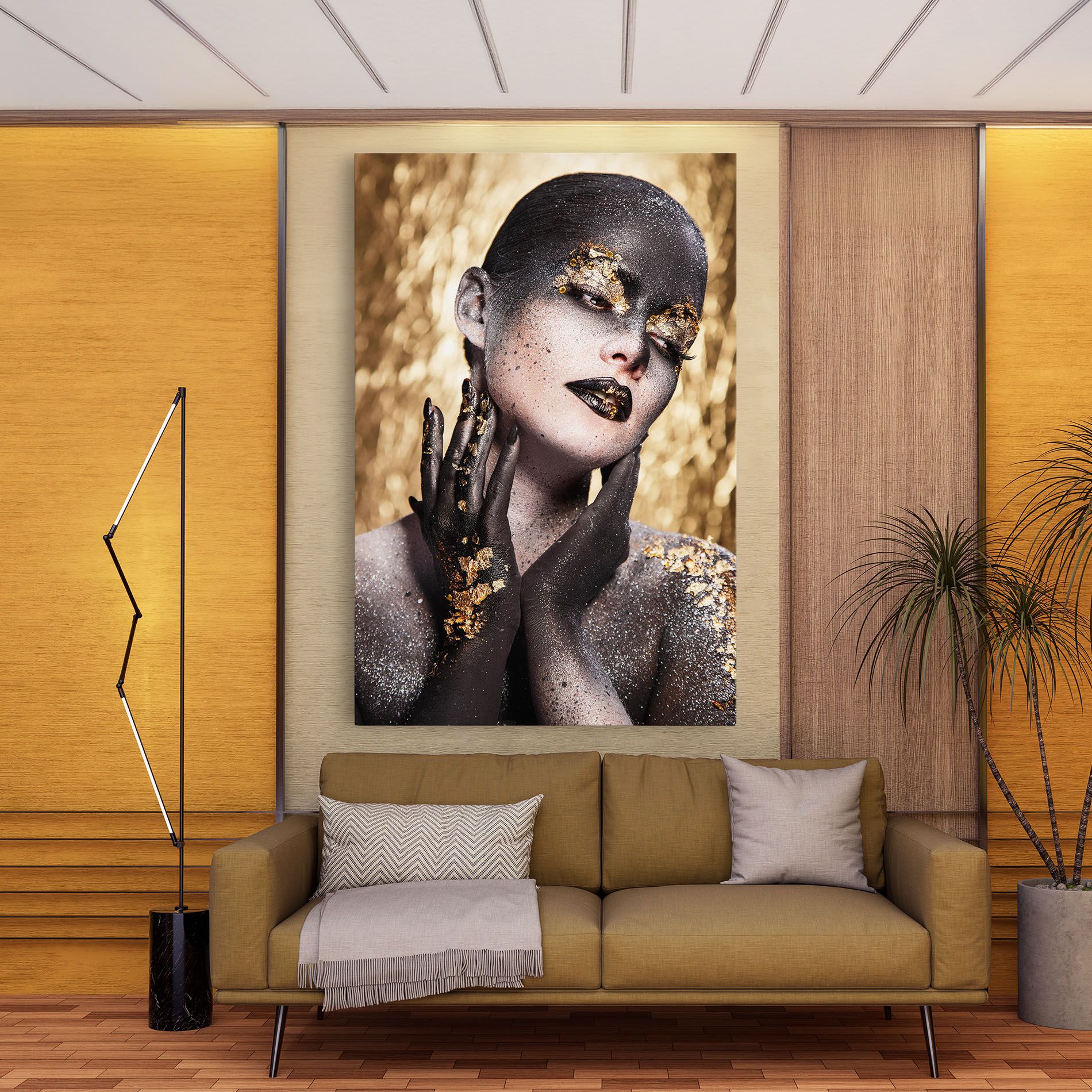 Artistic Glitter Makeup mockup 9