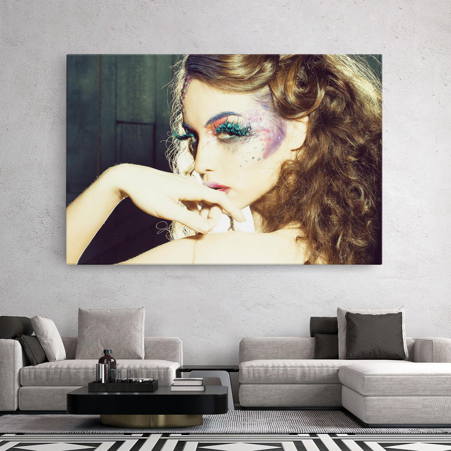 Tablou Canvas False Feather Eyelashes mockup 2