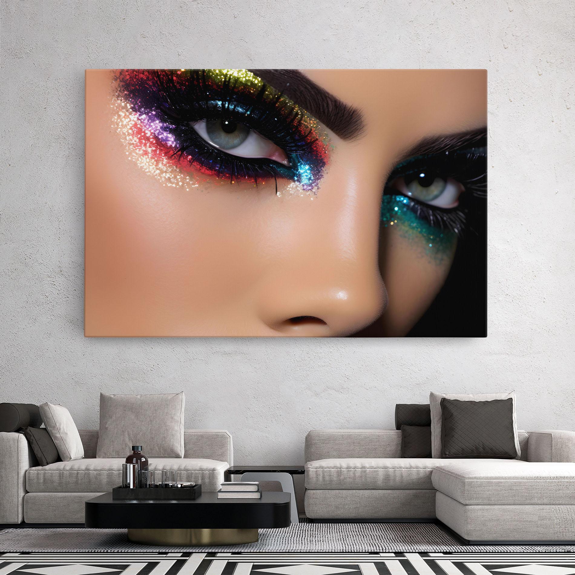 Tablou Canvas Feminine Makeup Model mockup 2