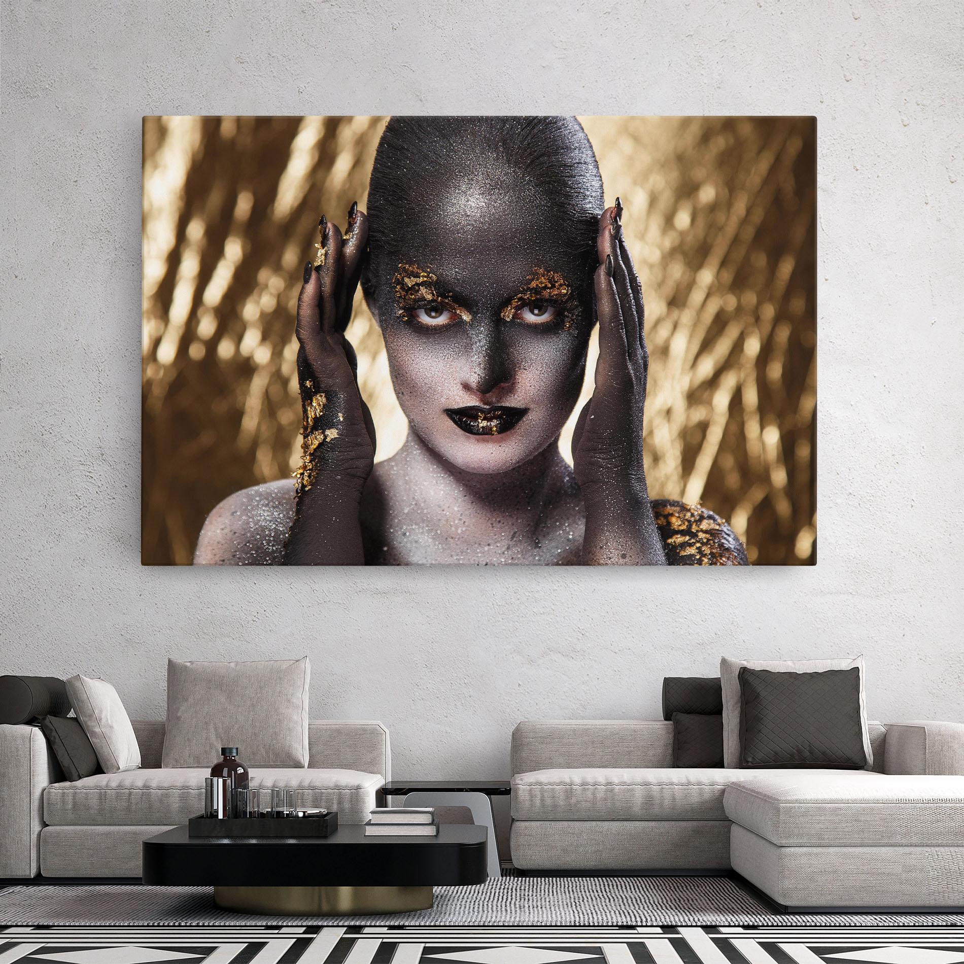 Tablou Canvas Glitter Artistic Makeup mockup 2