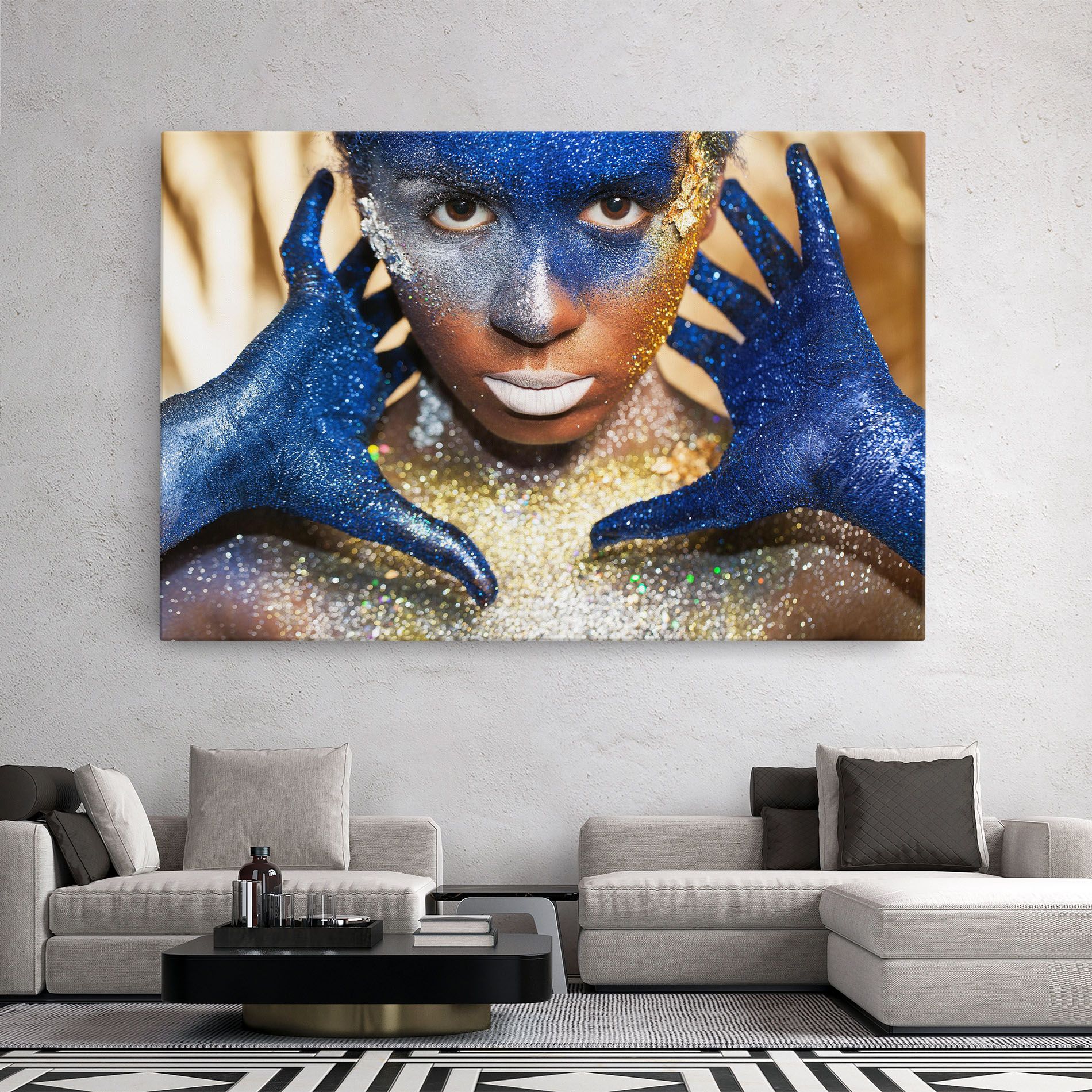 Glue Gold Glitter mockup 2