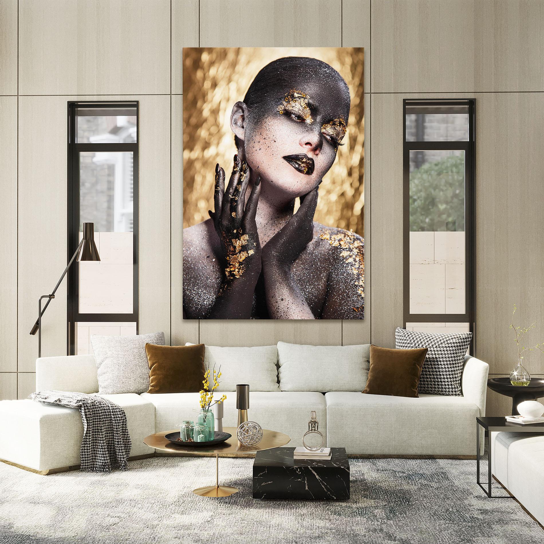 Tablou Canvas Artistic Glitter Makeup mockup 2