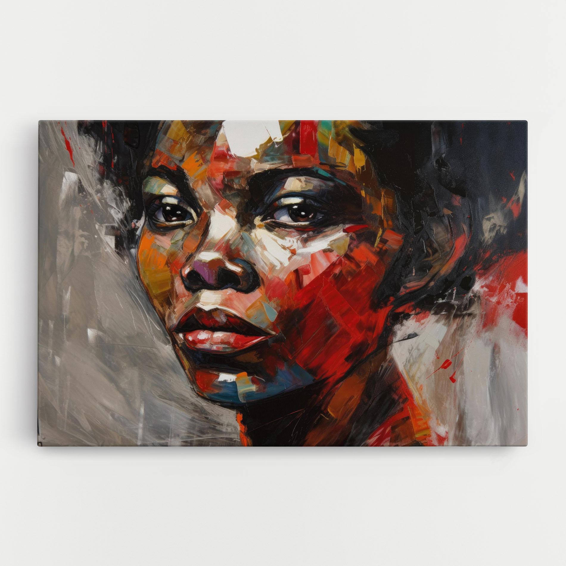 Tablou Canvas Intense Portrait Art mockup 0