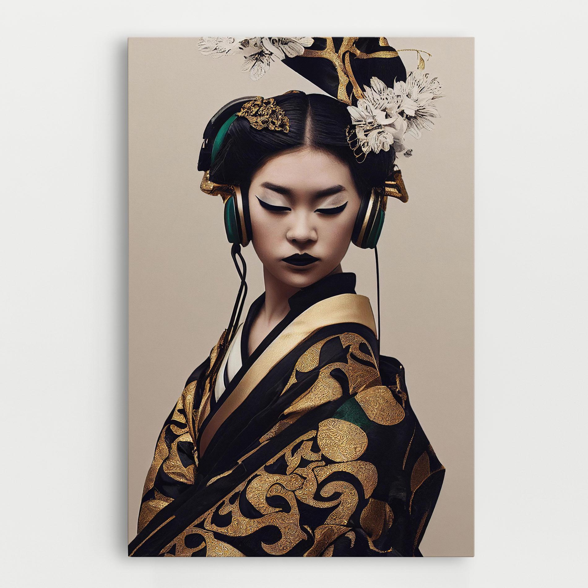 Tablou Canvas Kimono Headphones mockup 0