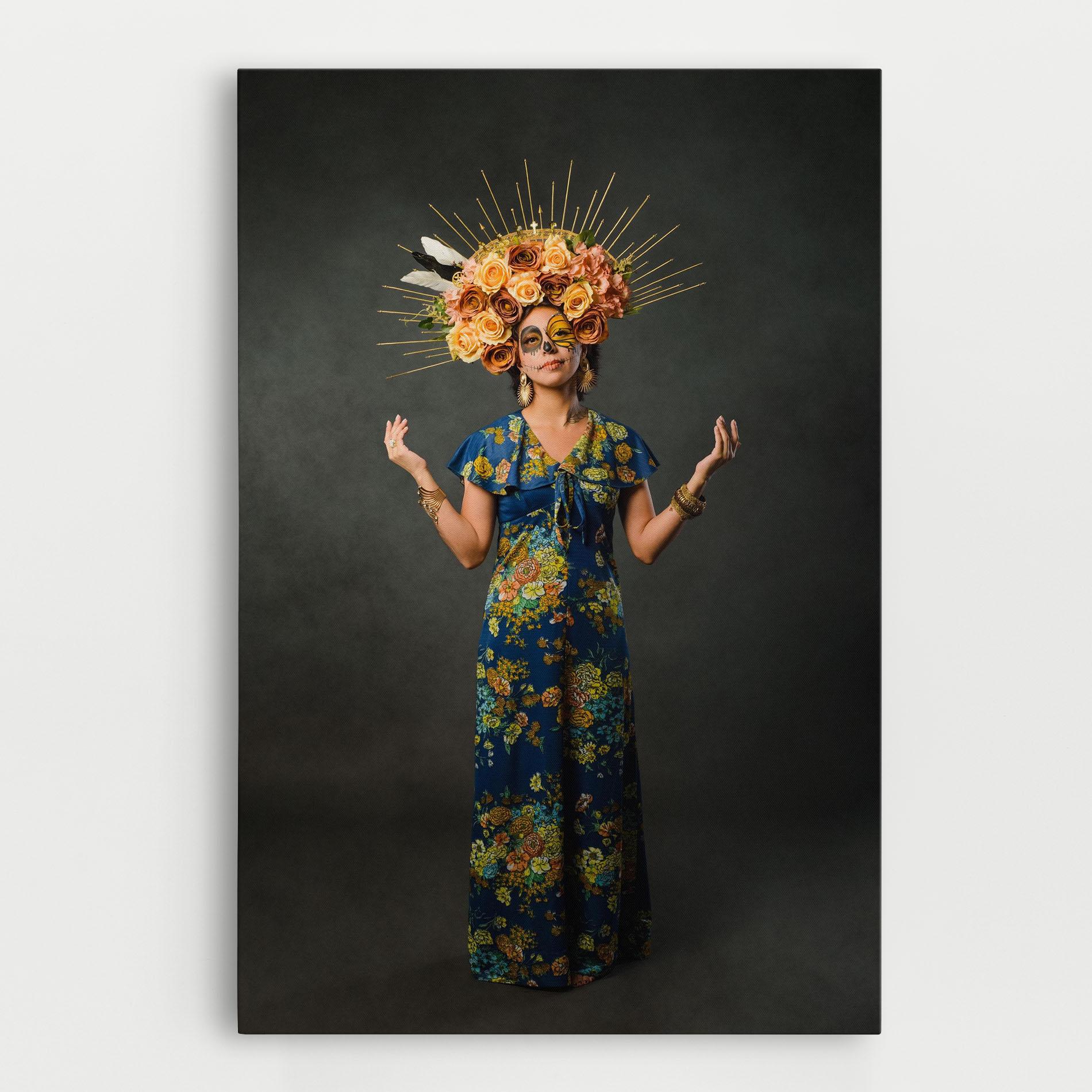 Tablou Canvas Sugar Skull Makeup mockup 0