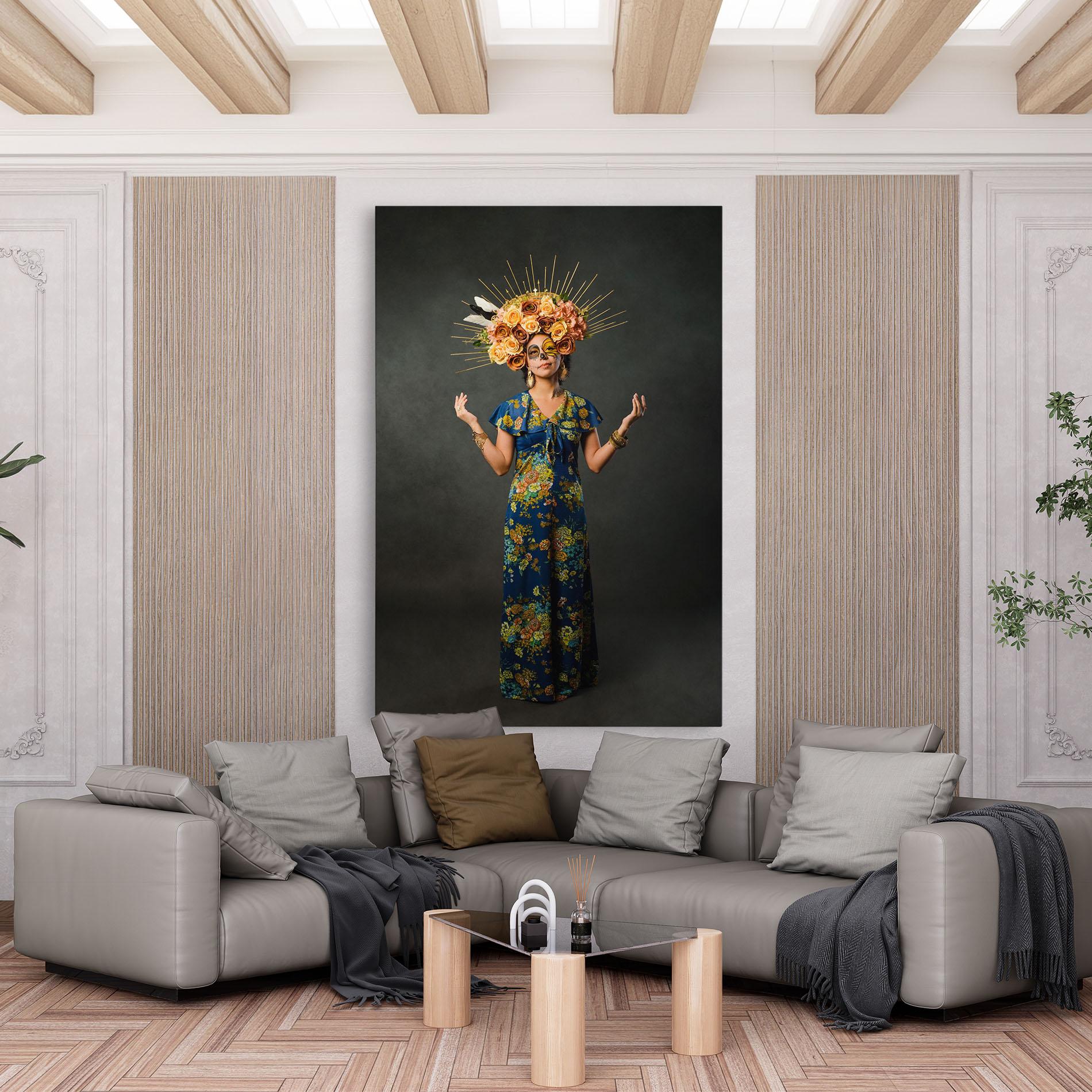 Tablou Canvas Sugar Skull Makeup mockup 6