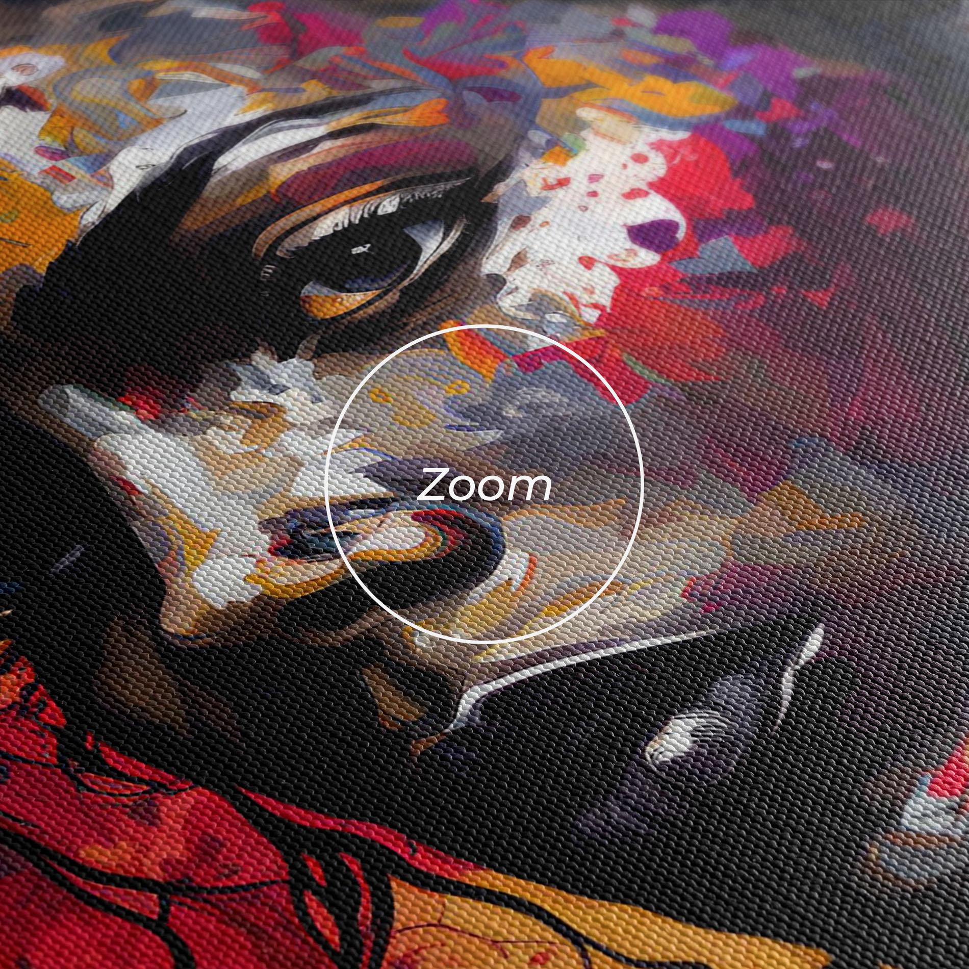 Tablou Canvas African Woman Splash mockup 3