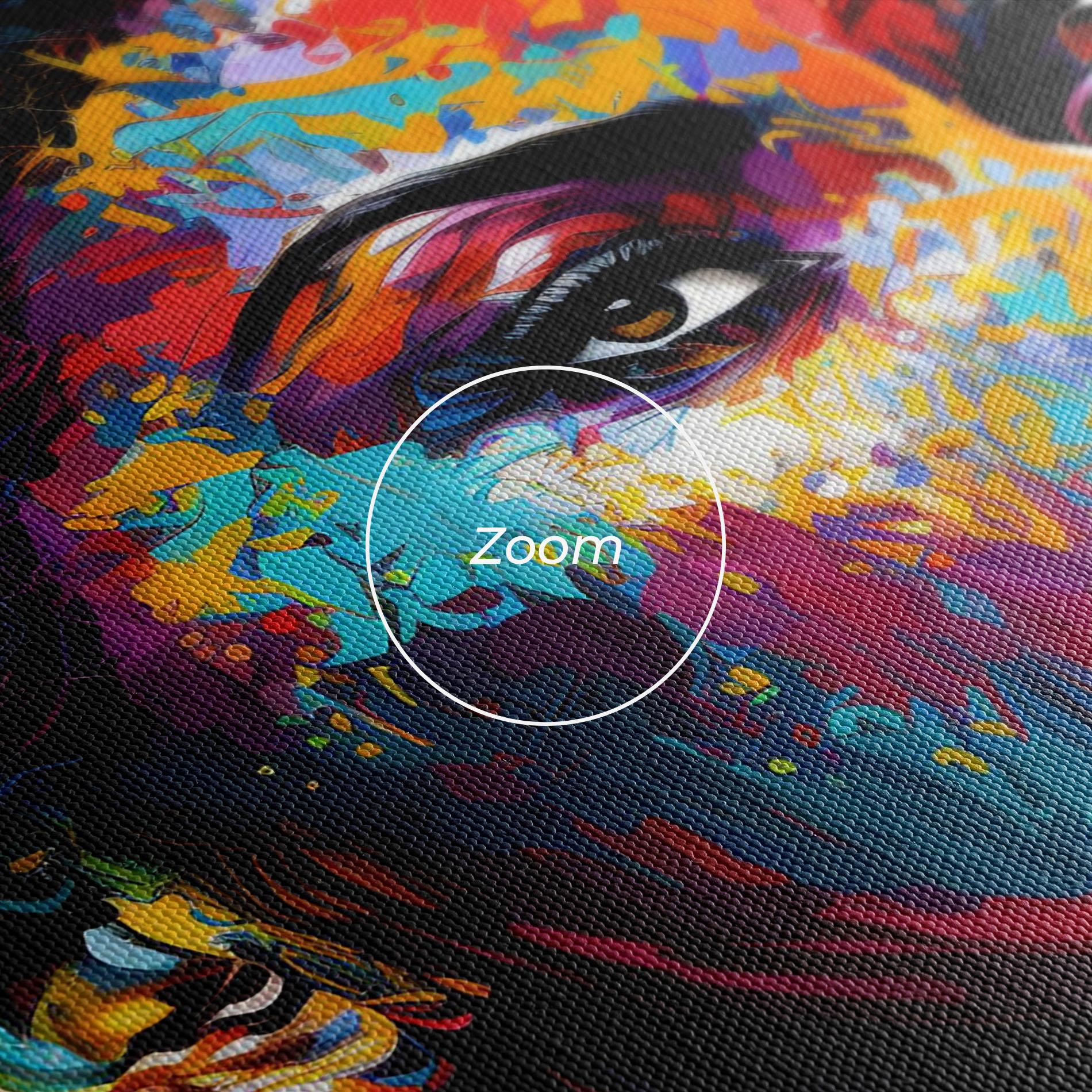 Tablou Canvas American Woman Splashes mockup 3