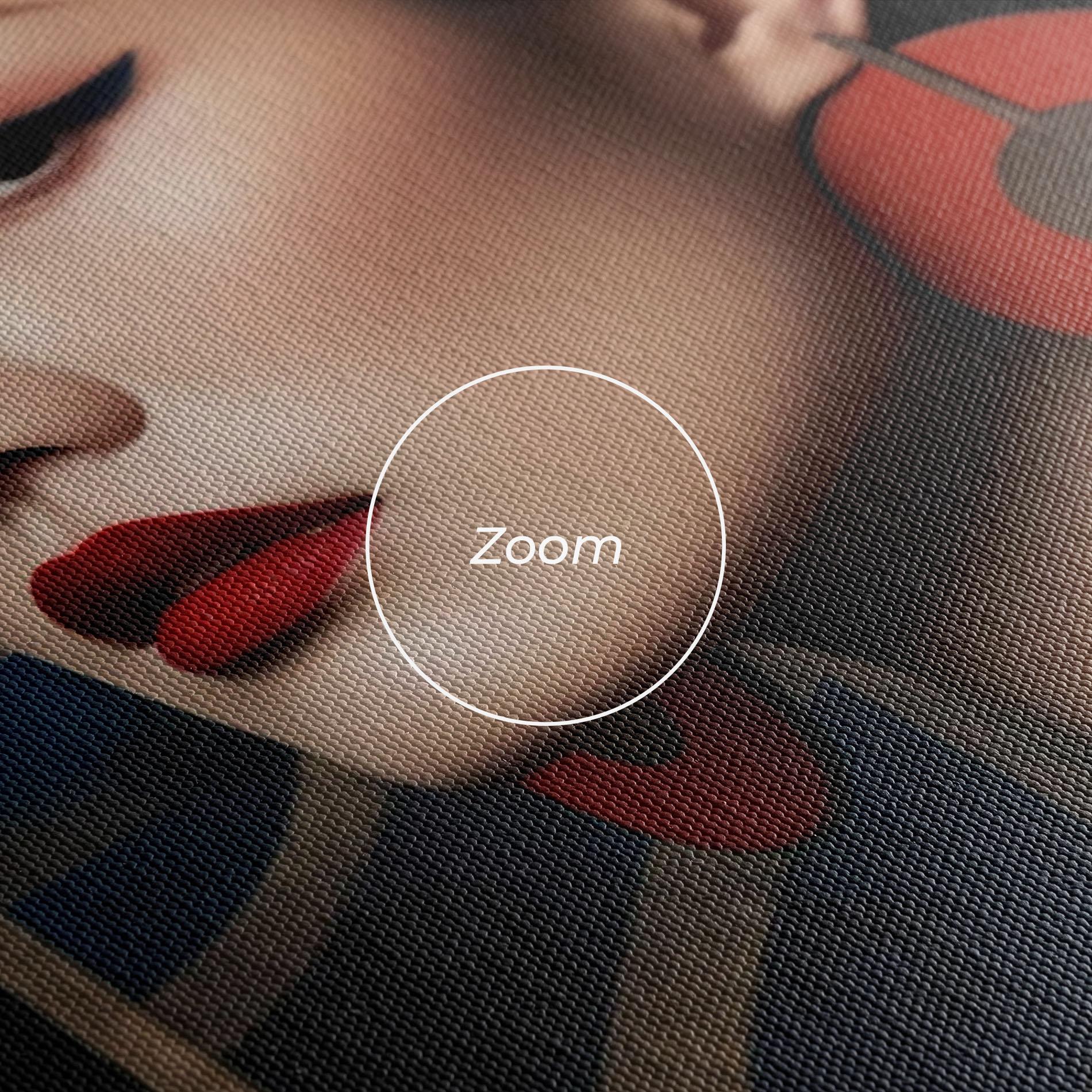 Tablou Canvas Asian Big Earrings mockup 3