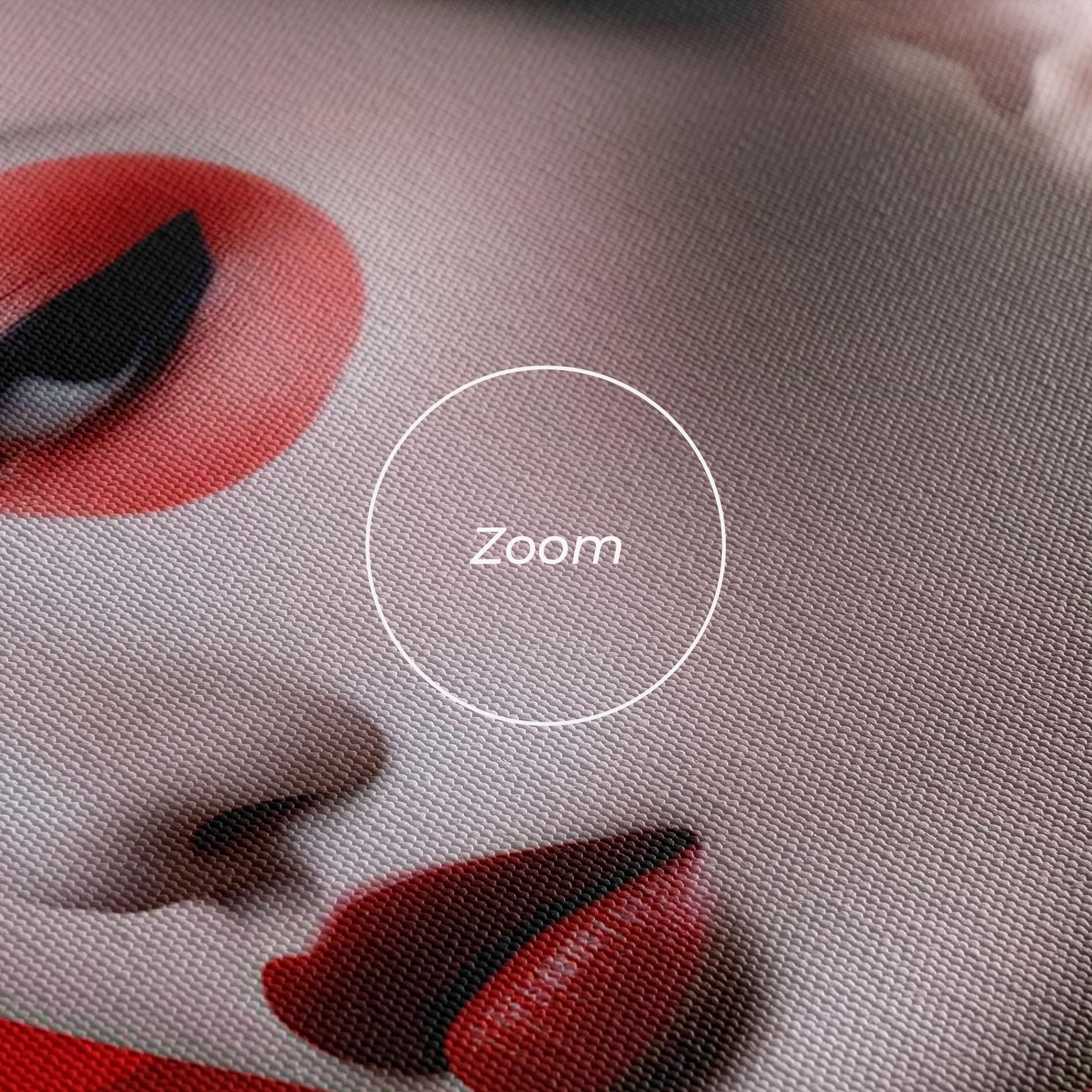 Tablou Canvas Asiatic Red Makeup mockup 3