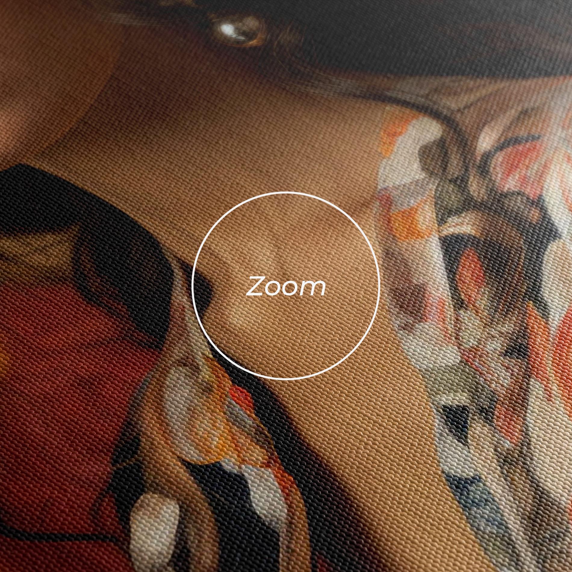 Tablou Canvas Floral Dress Lady mockup 3