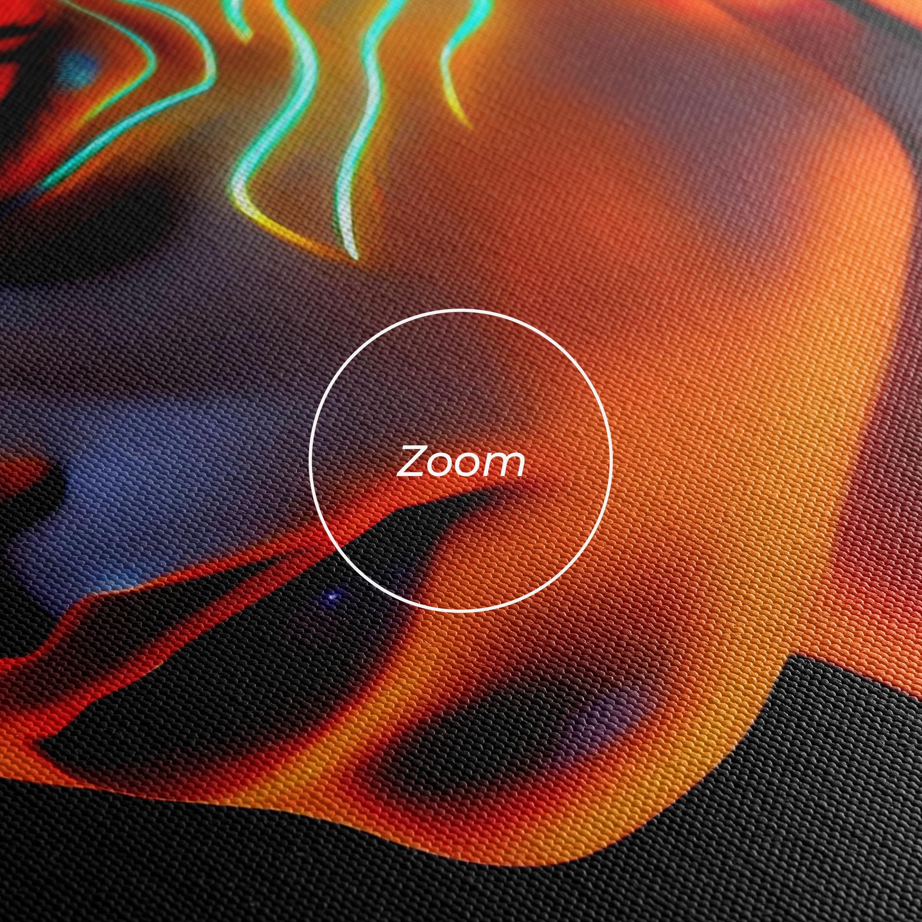 Tablou Canvas Glowing Face Paint mockup 3