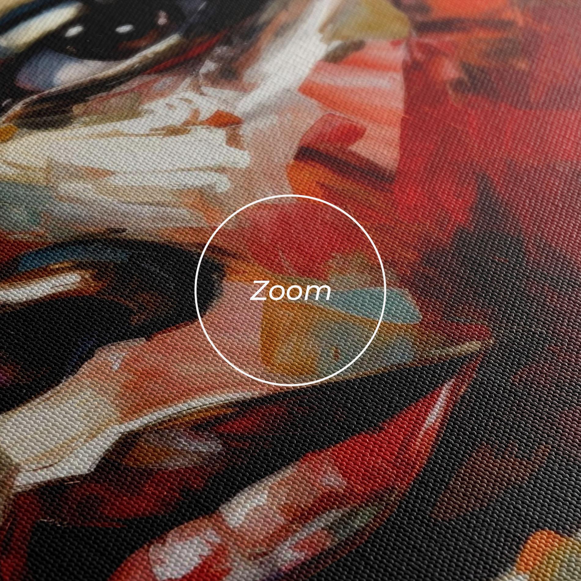 Tablou Canvas Intense Portrait Art mockup 3