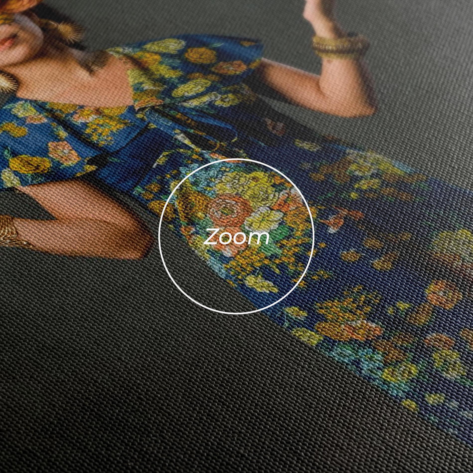 Tablou Canvas Sugar Skull Makeup mockup 3