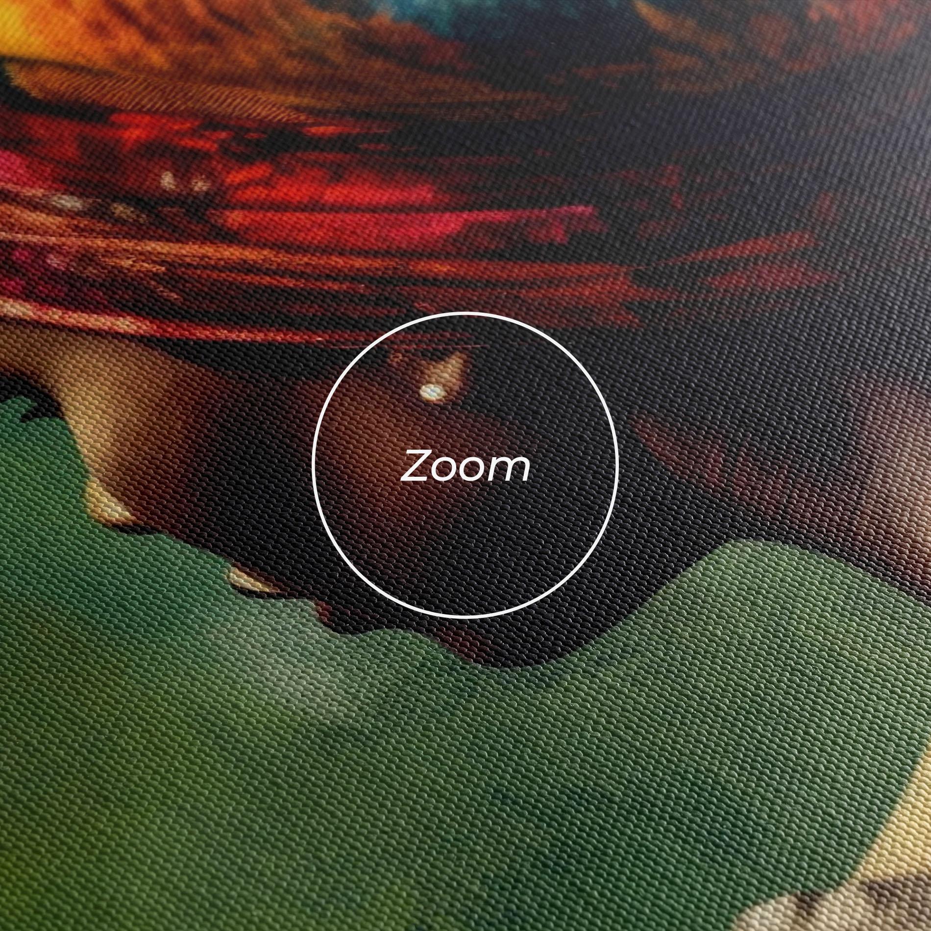 Tablou Canvas Yellow Turban Art mockup 3