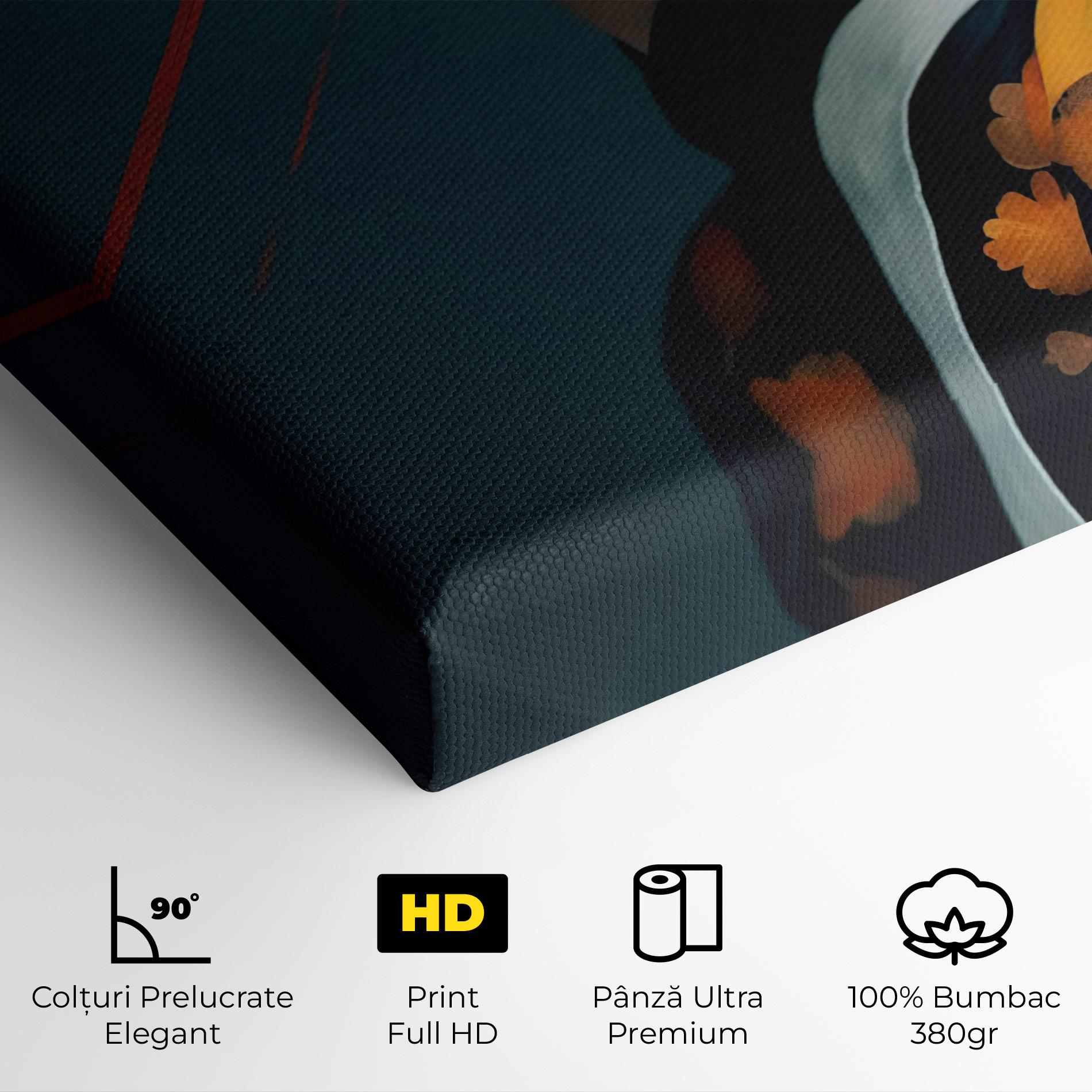 Tablou Canvas Asian Painted Woman mockup 4