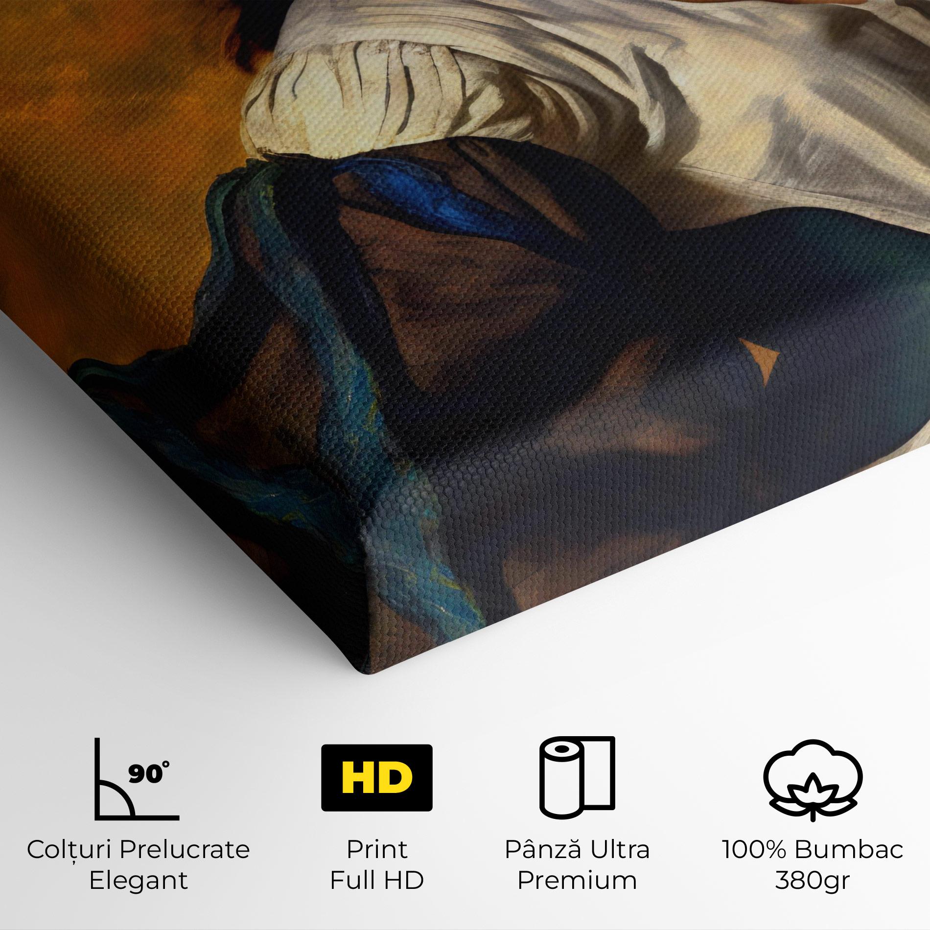 Tablou Canvas Beautiful Brunette Art mockup 4