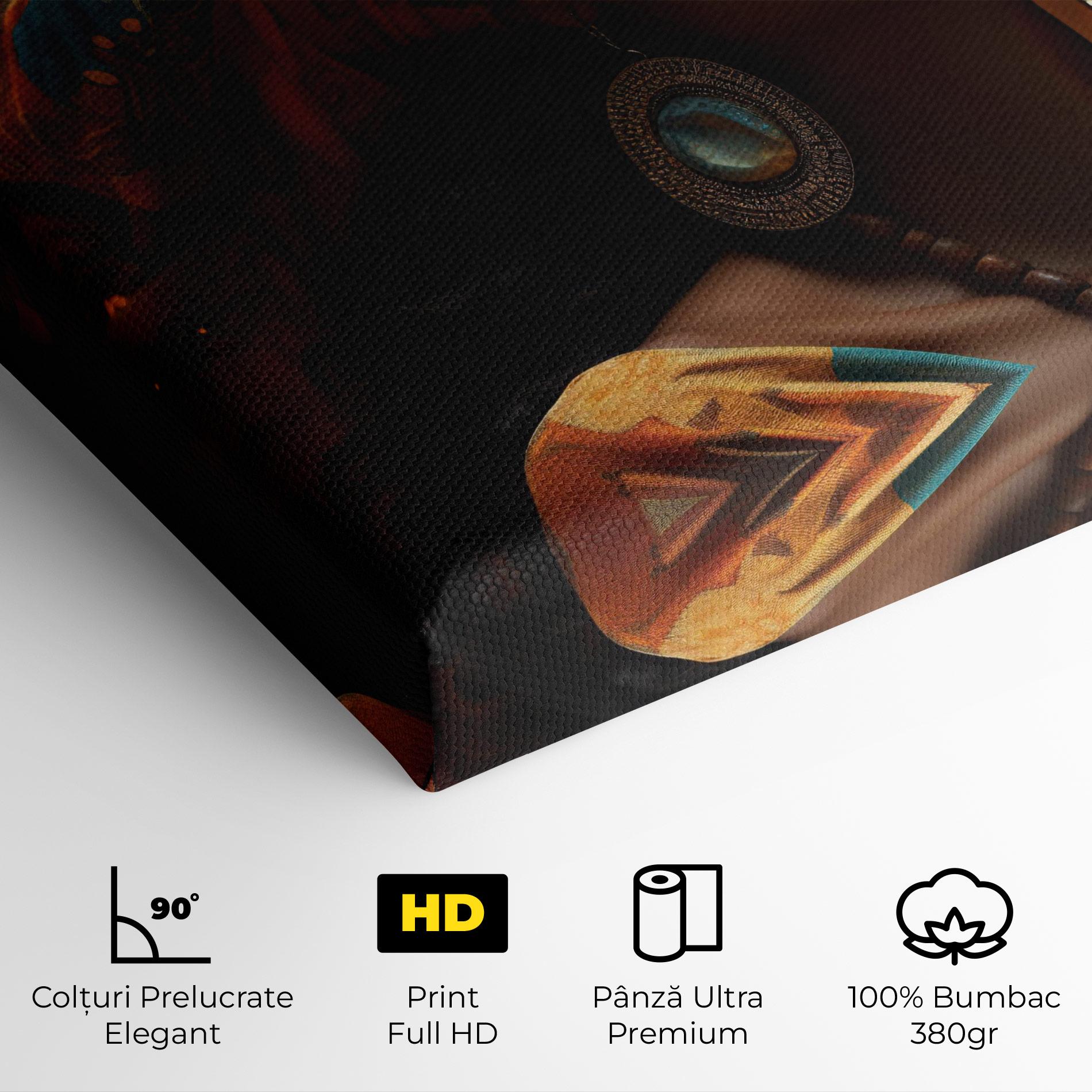 Tablou Canvas Fashion African Portrait mockup 4