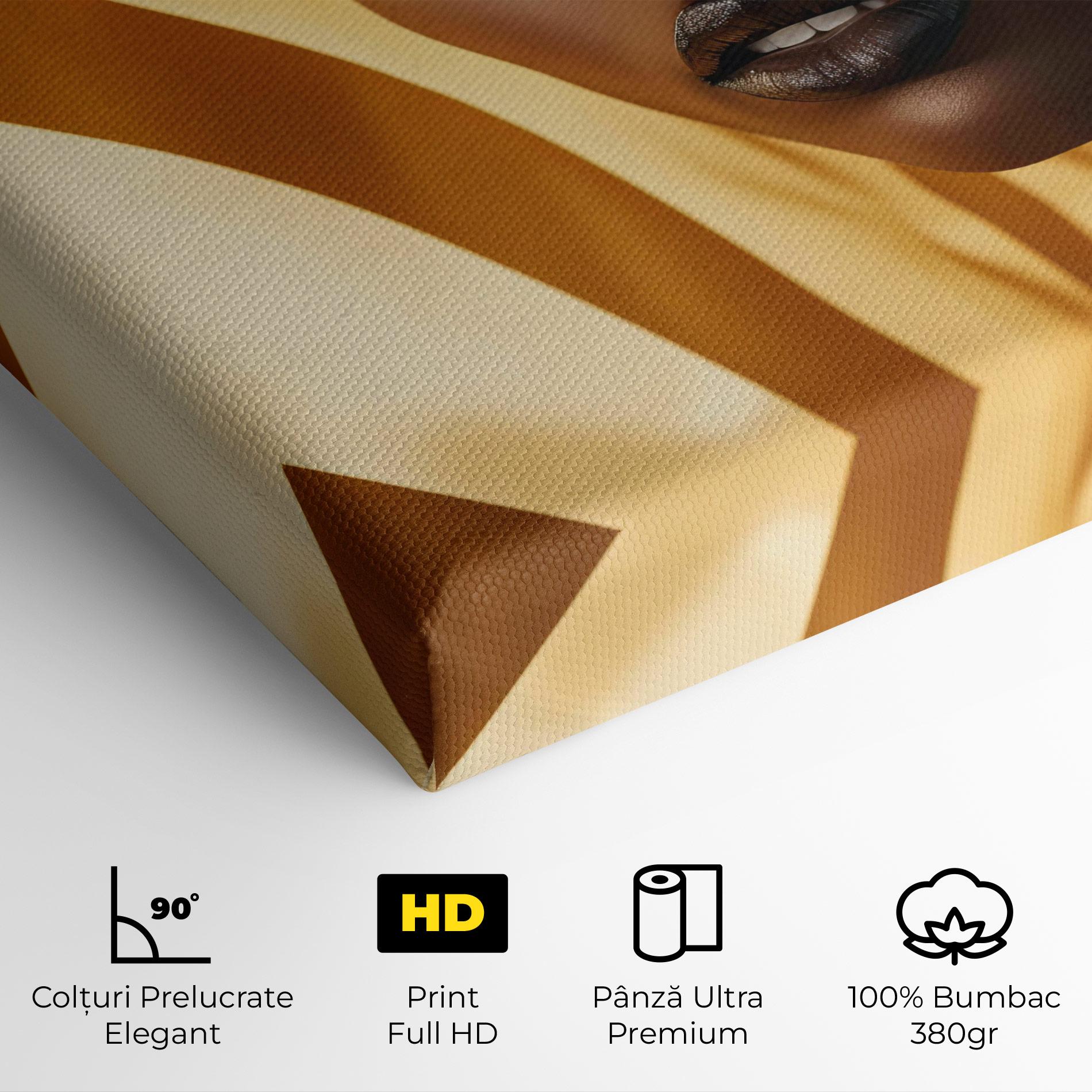 Tablou Canvas Fashion African Woman mockup 4