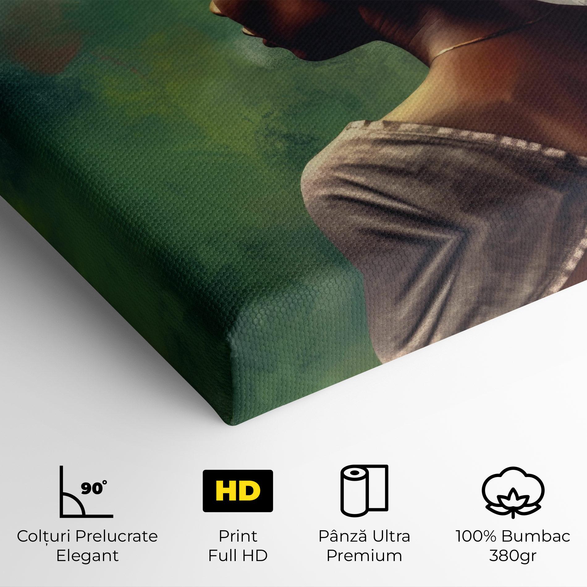 Tablou Canvas Yellow Turban Art mockup 4