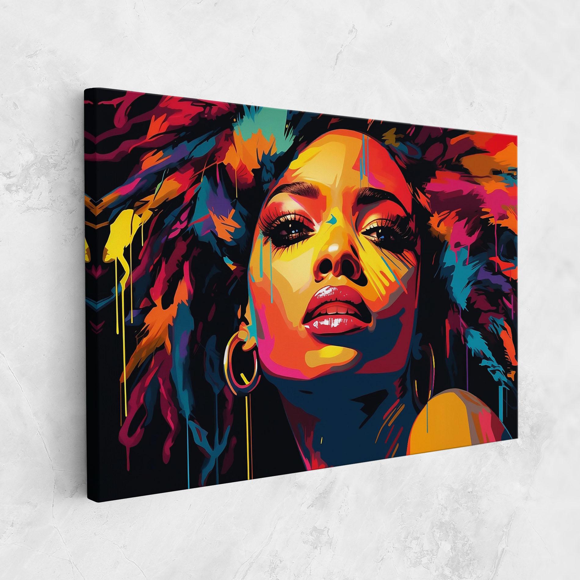 Tablou Canvas Beautiful African Art mockup 1