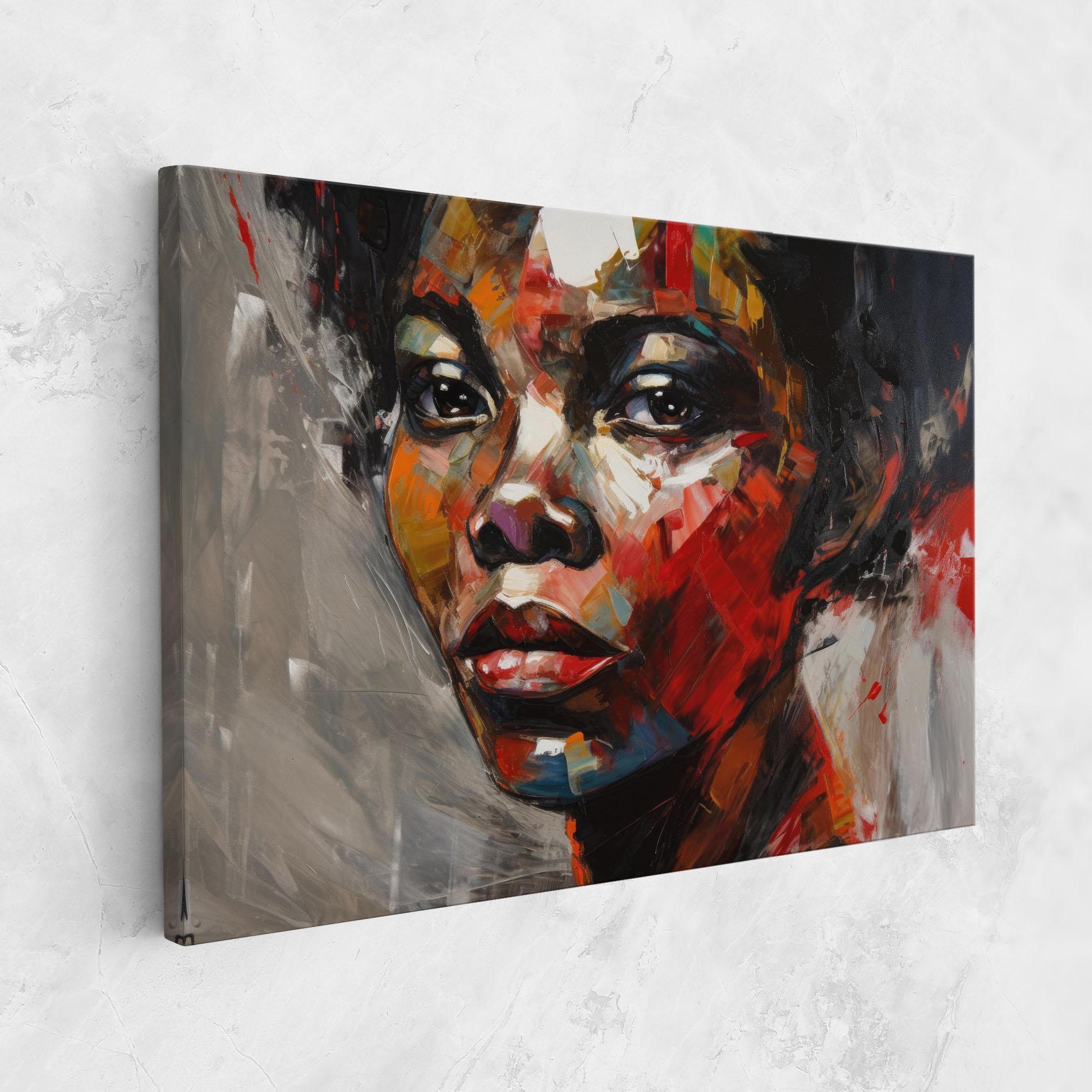 Tablou Canvas Intense Portrait Art mockup 1