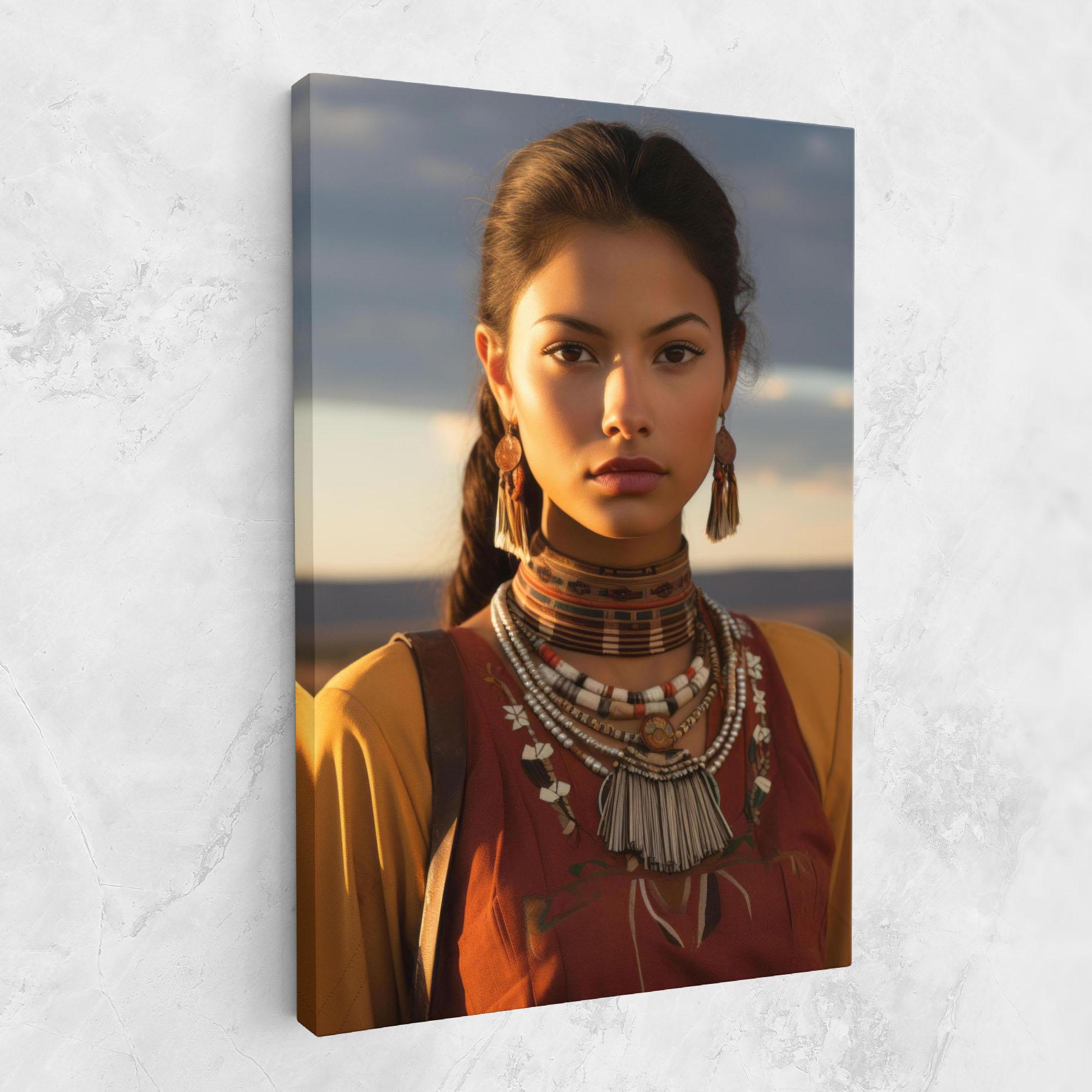 Tablou Canvas Native American Desert mockup 1