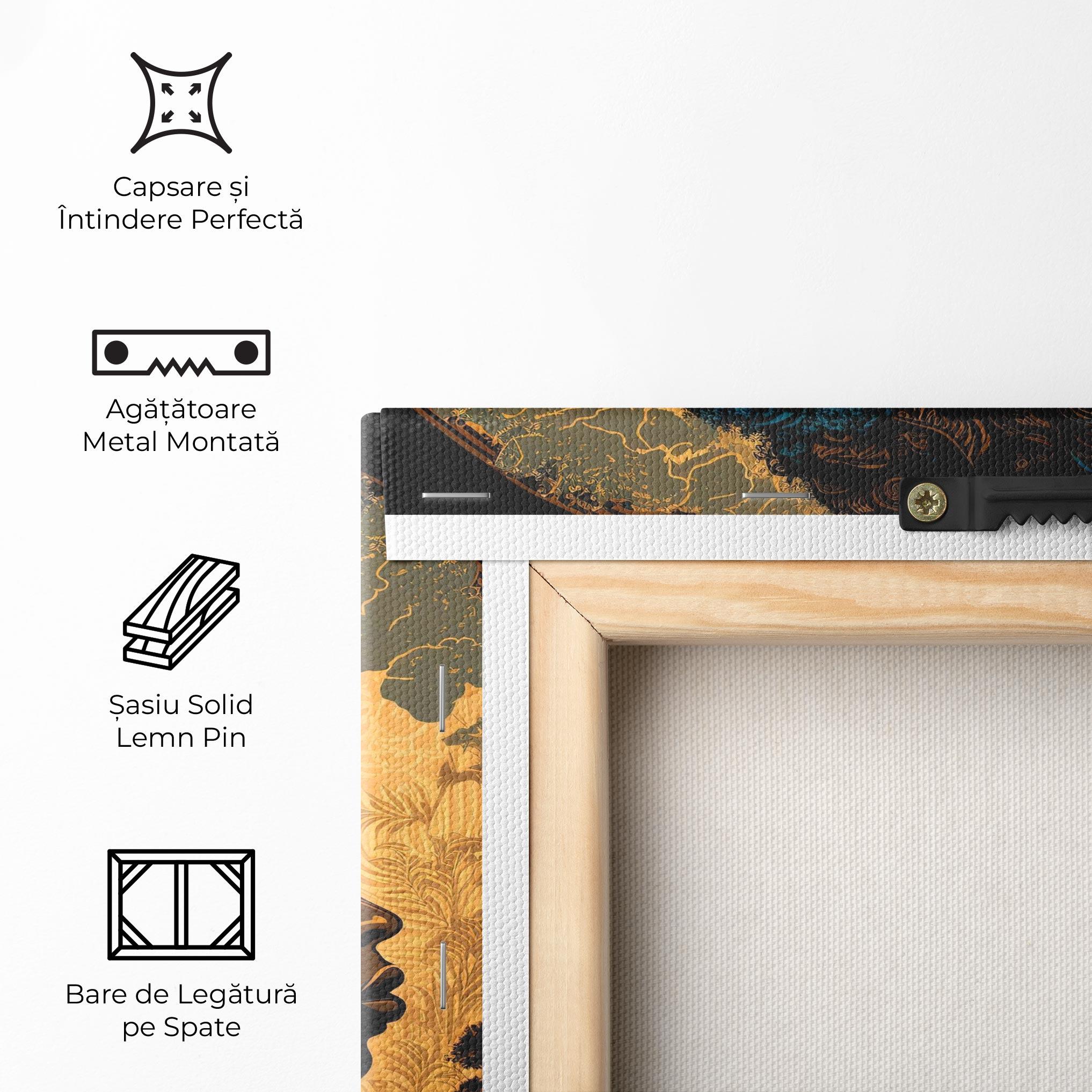 Tablou Canvas African Profile Woman mockup 5