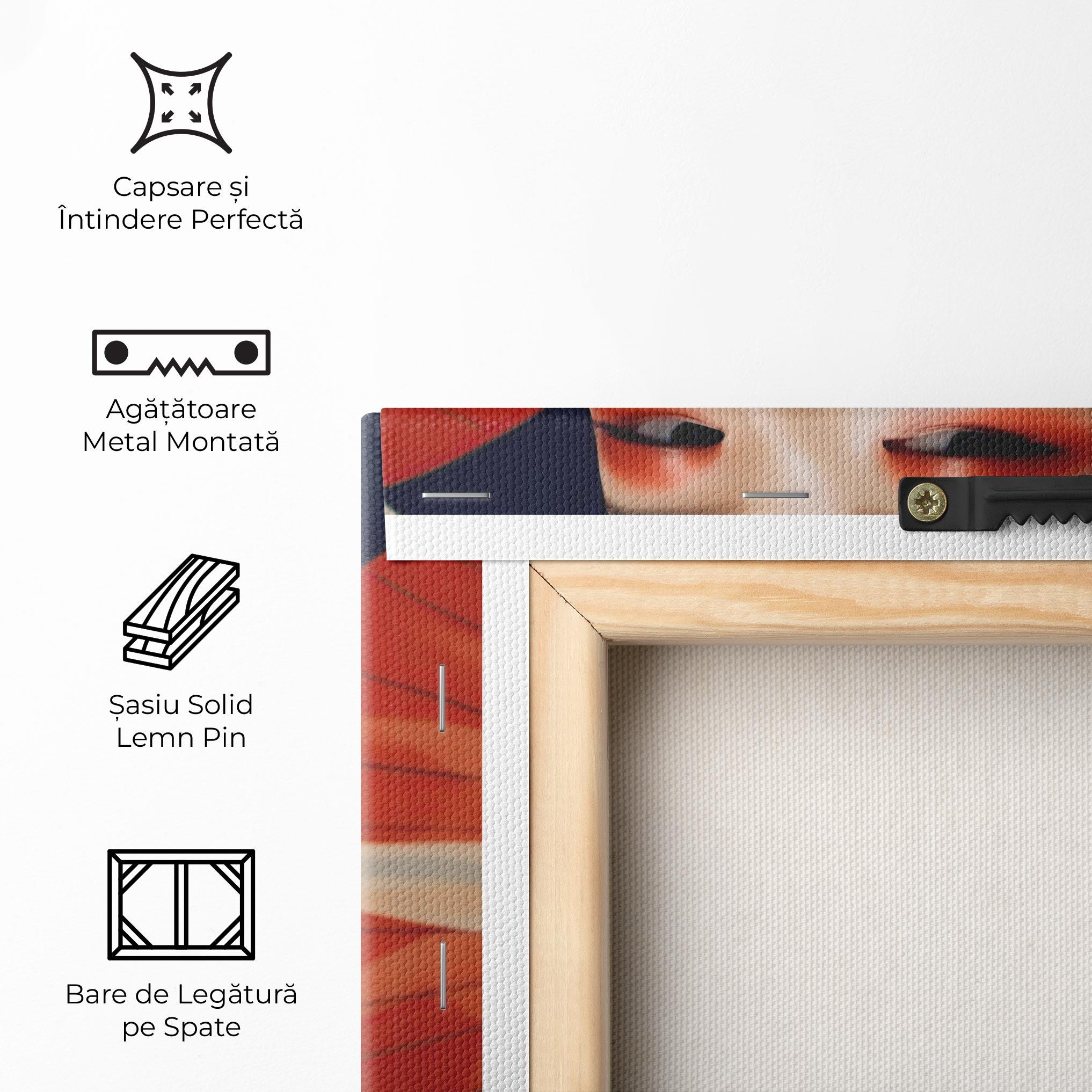 Tablou Canvas Asiatic Red Lips mockup 5