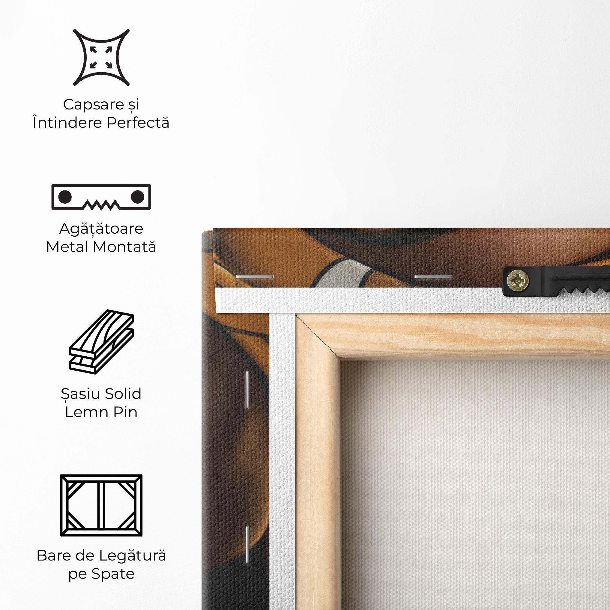 Tablou Canvas Fashion African Woman mockup 5