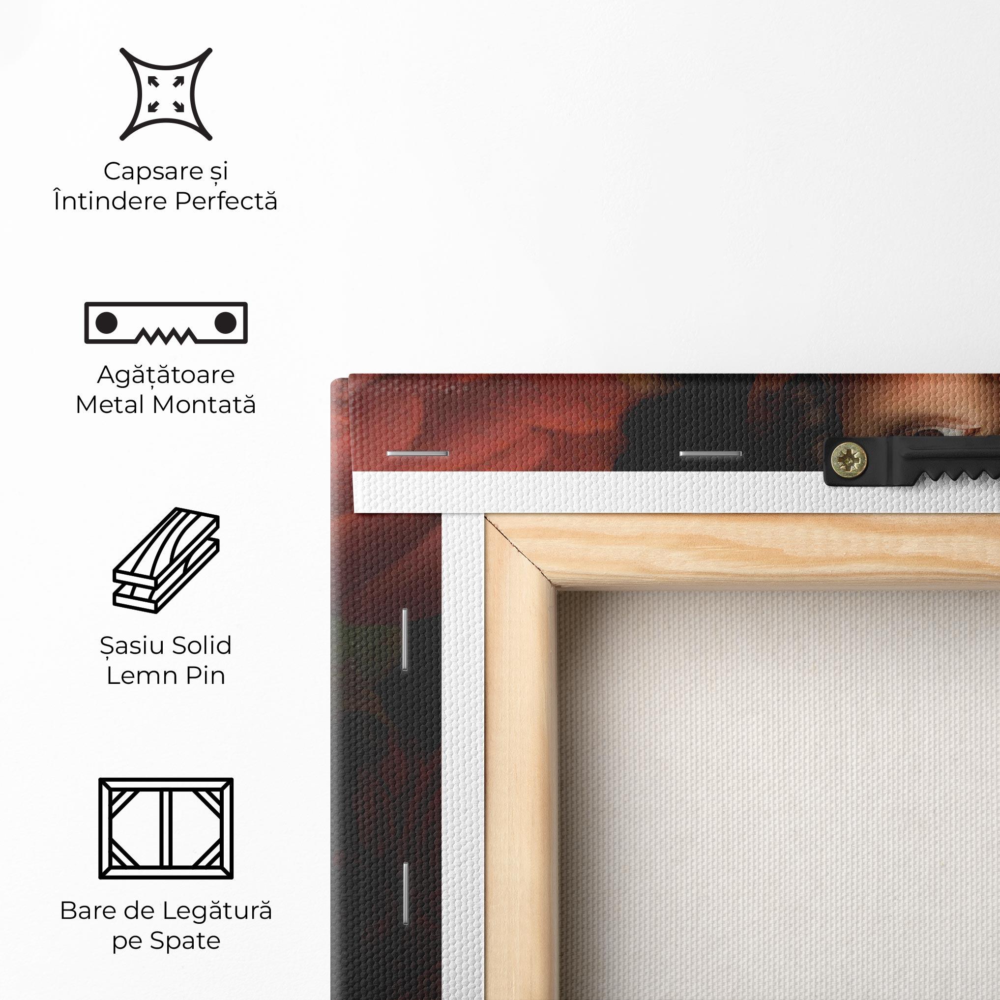 Tablou Canvas Floral Dress Lady mockup 5