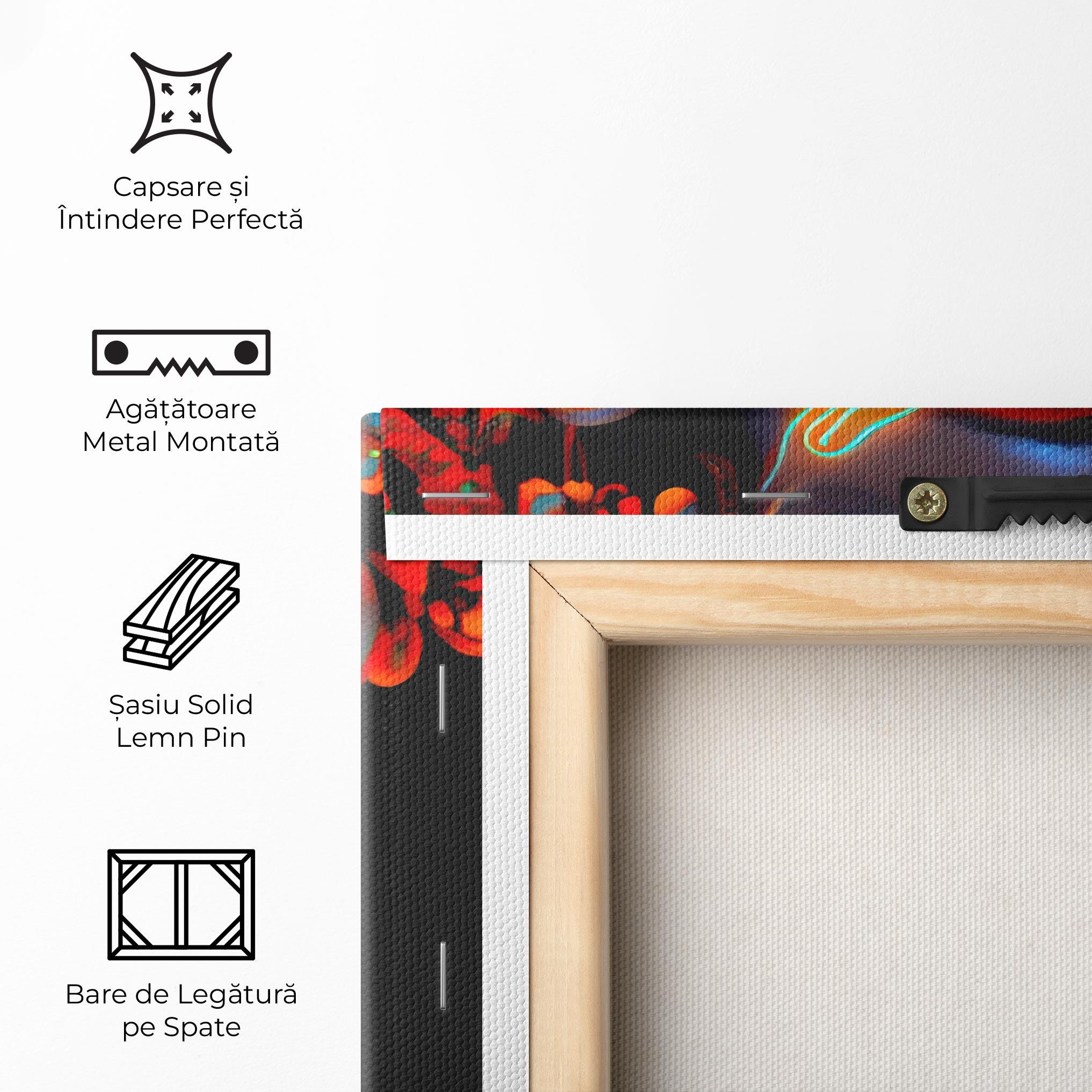 Tablou Canvas Glowing Face Paint mockup 5