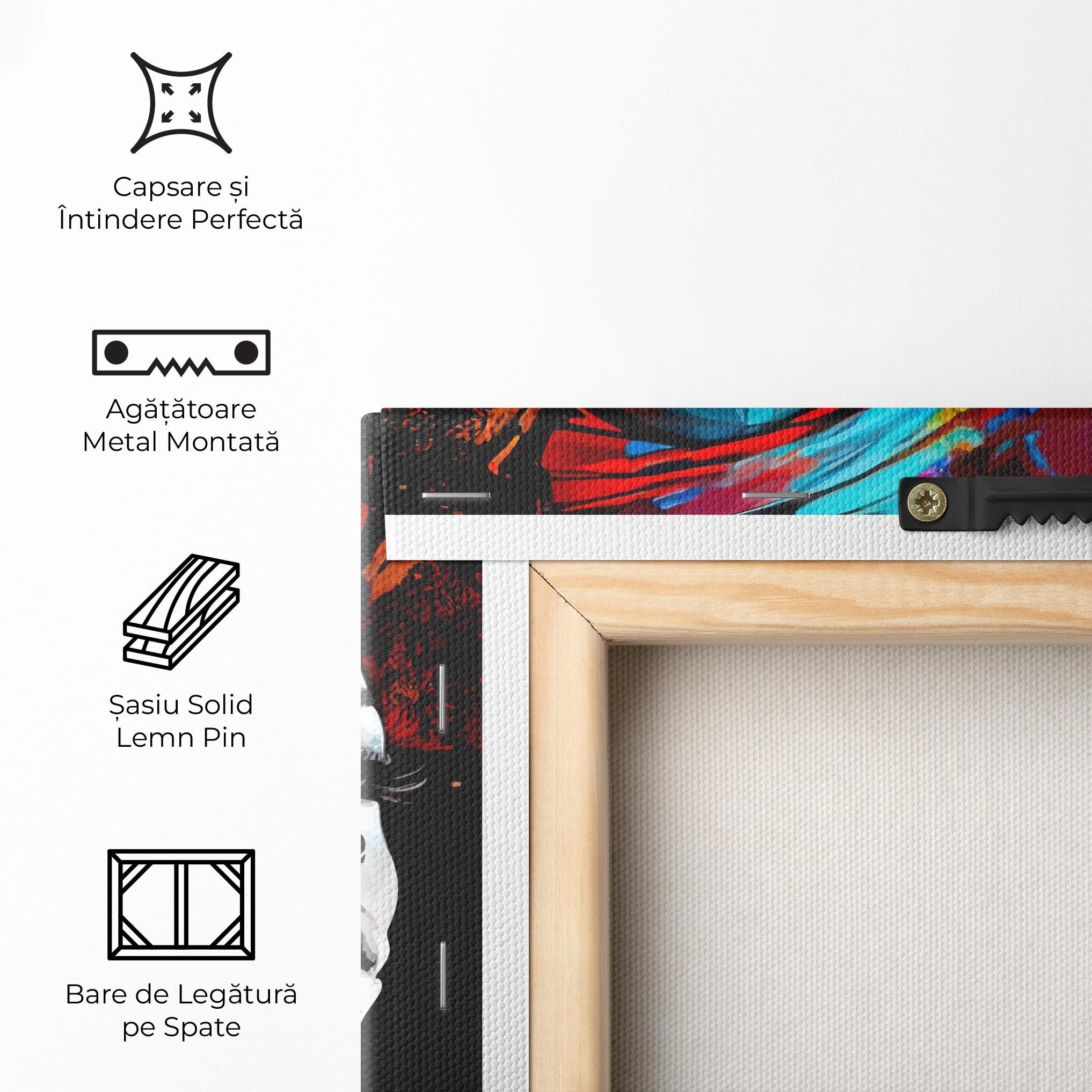 Tablou Canvas Pretty African Art Splash mockup 5