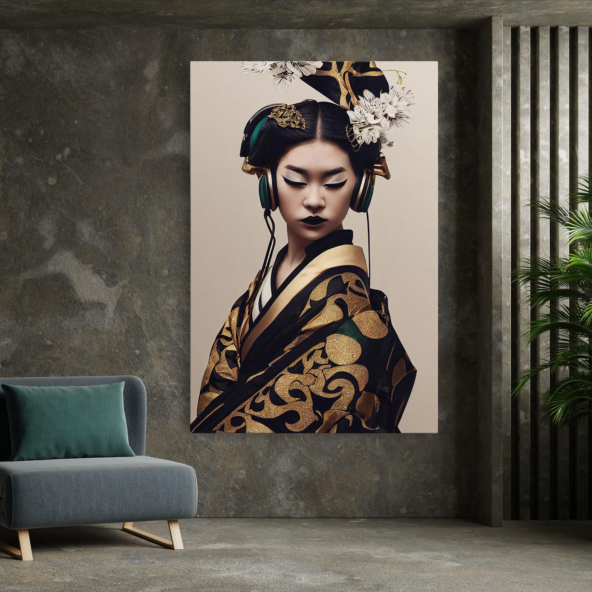 Tablou Canvas Kimono Headphones mockup 7