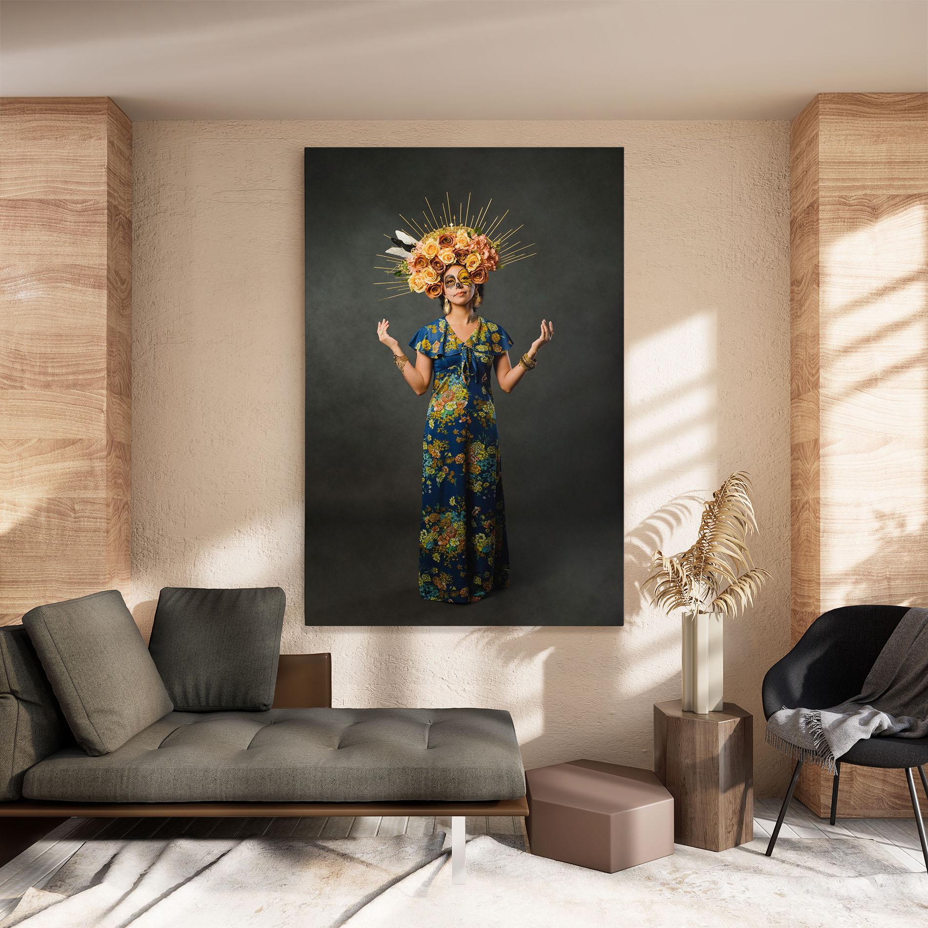 Tablou Canvas Sugar Skull Makeup mockup 8