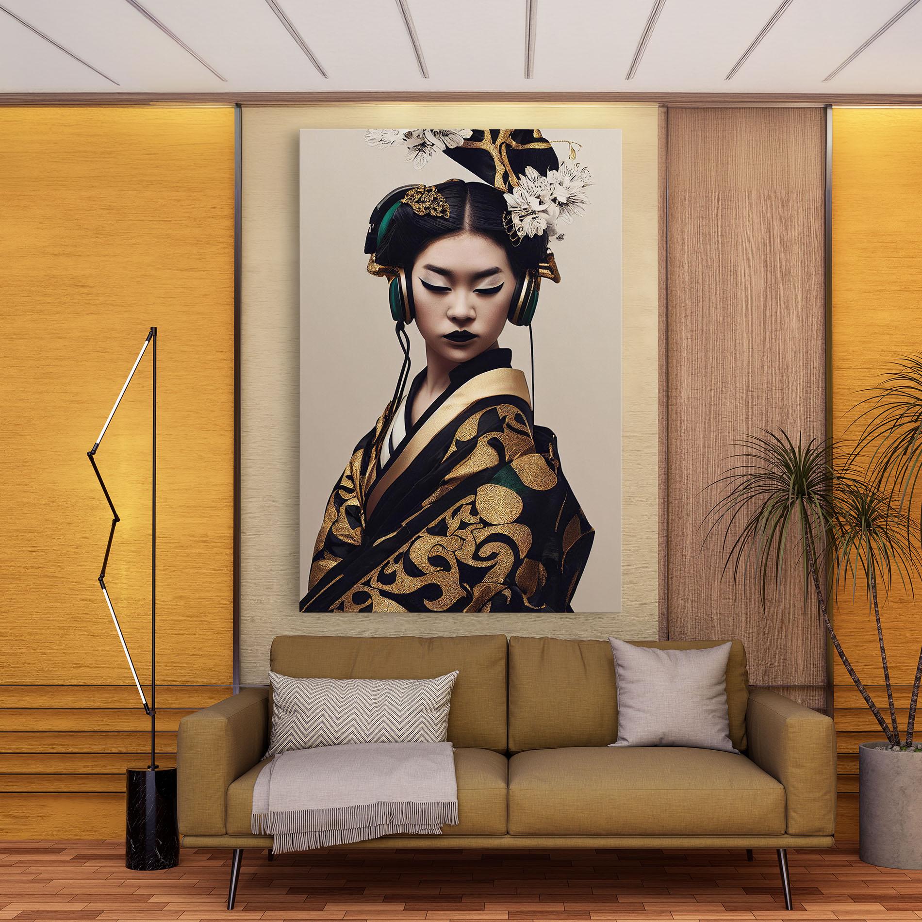 Tablou Canvas Kimono Headphones mockup 9