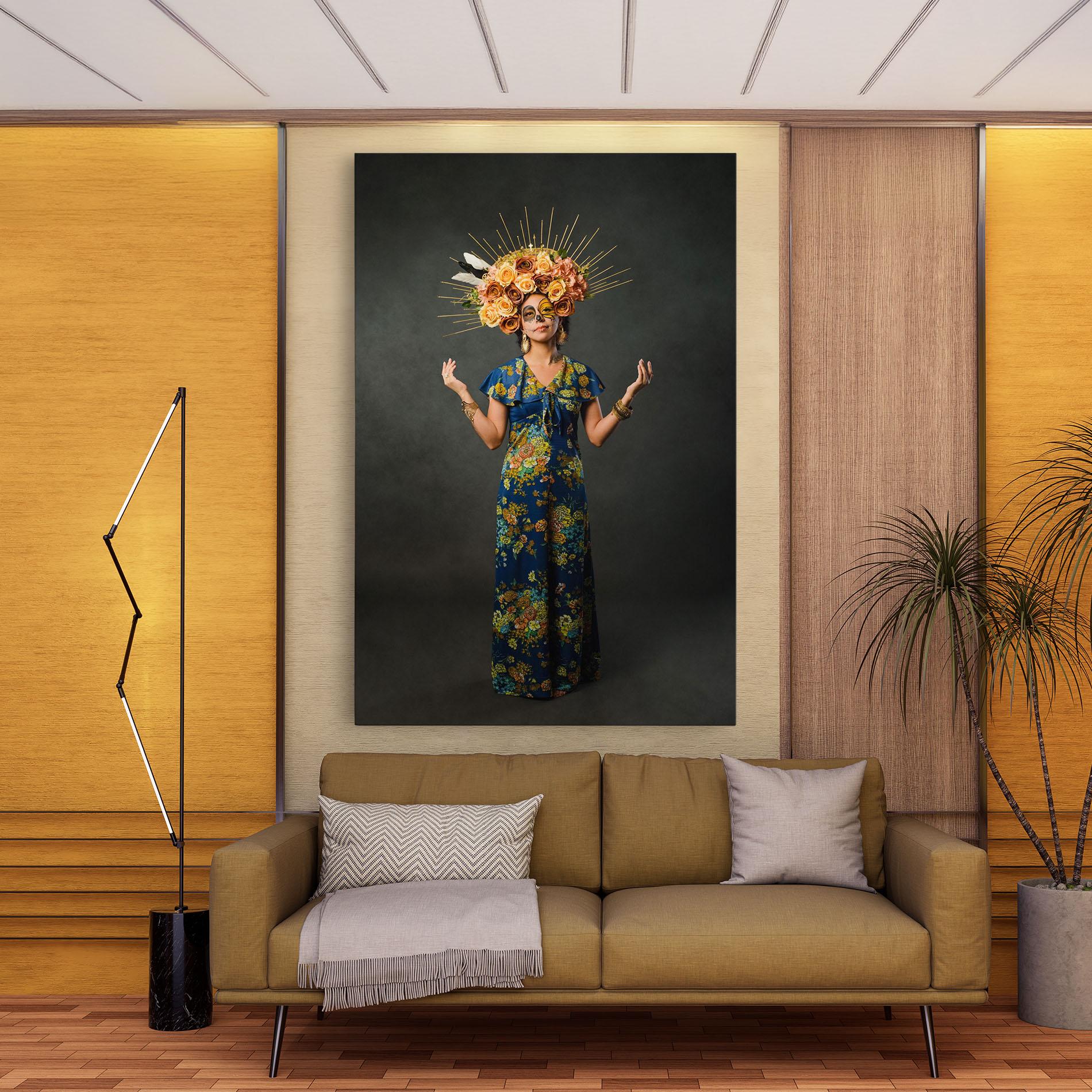 Tablou Canvas Sugar Skull Makeup mockup 9