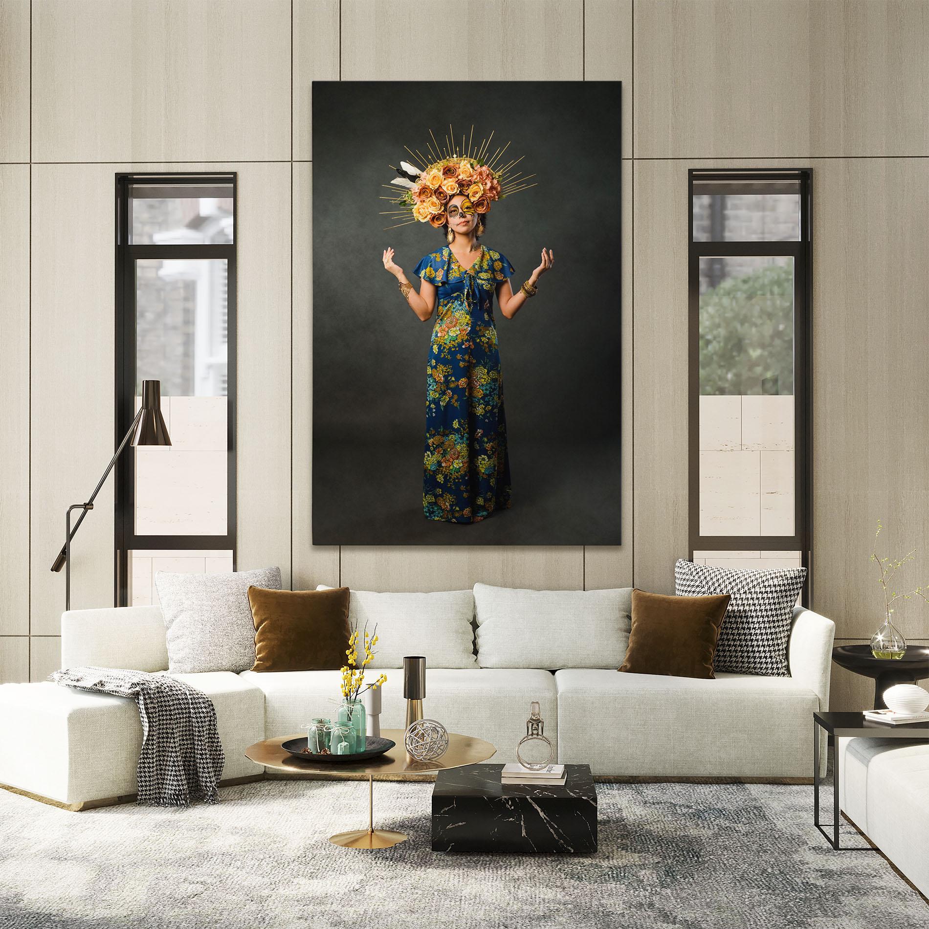 Tablou Canvas Sugar Skull Makeup mockup 2