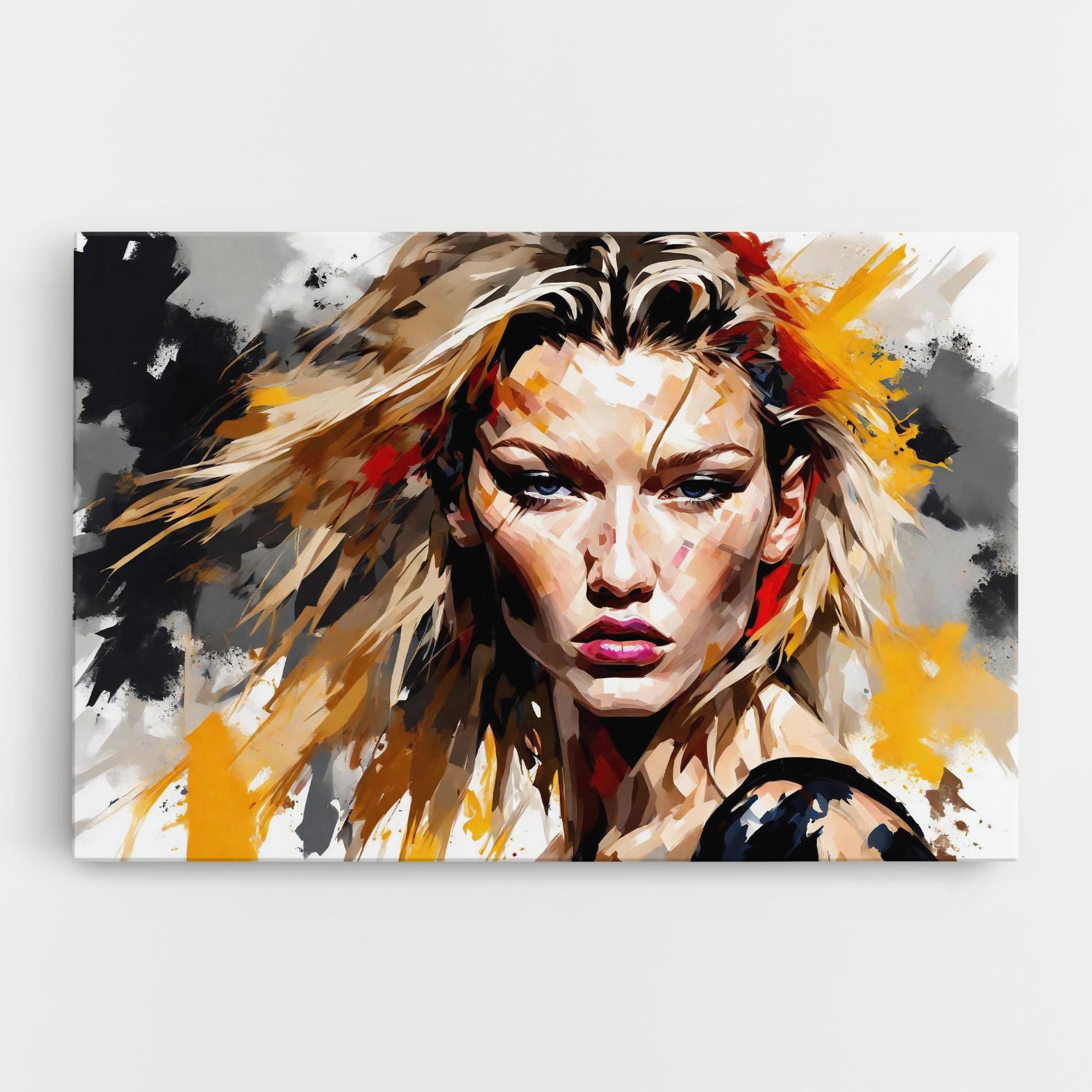 Tablou Canvas Blond Hair Splash mockup 0