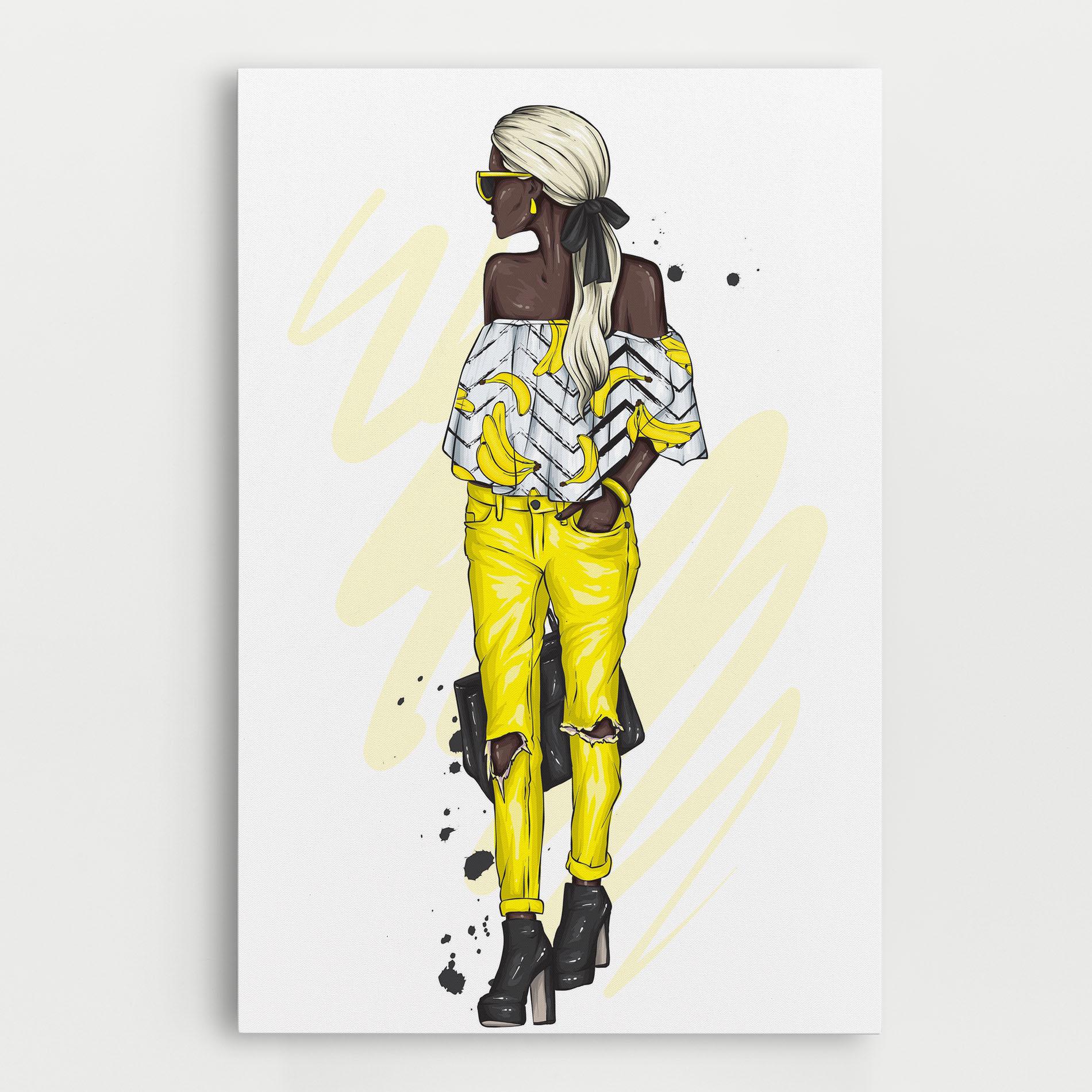 Tablou Canvas Banana Blouse mockup 0