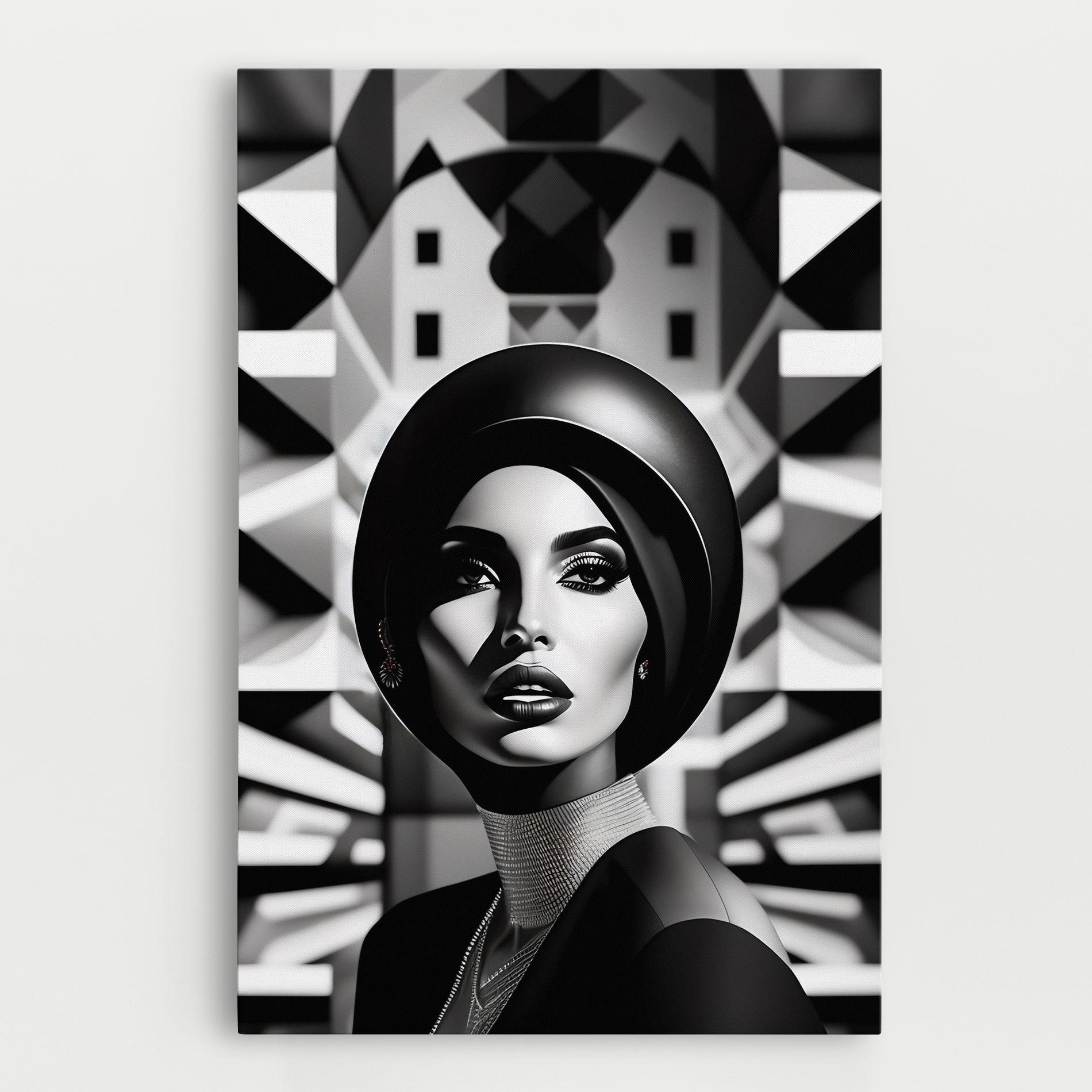 Tablou Canvas Big Black Hat mockup 0